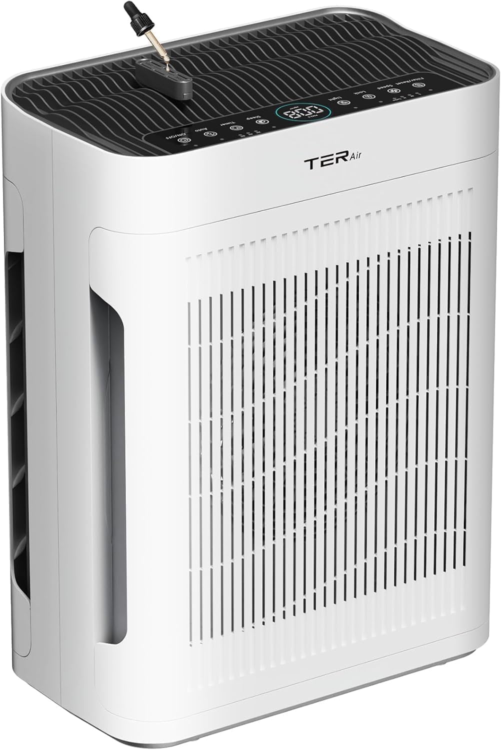Air Purifier for Home Large Room Bedroom Up to 2500 Sq Ft with Washable Filters, H13 Hepa Double-Sided Air Filter Purifier PM 2.5 Sensor, Air Cleaner for Dust, Pets, Smoke, Pollon 22dB (White)