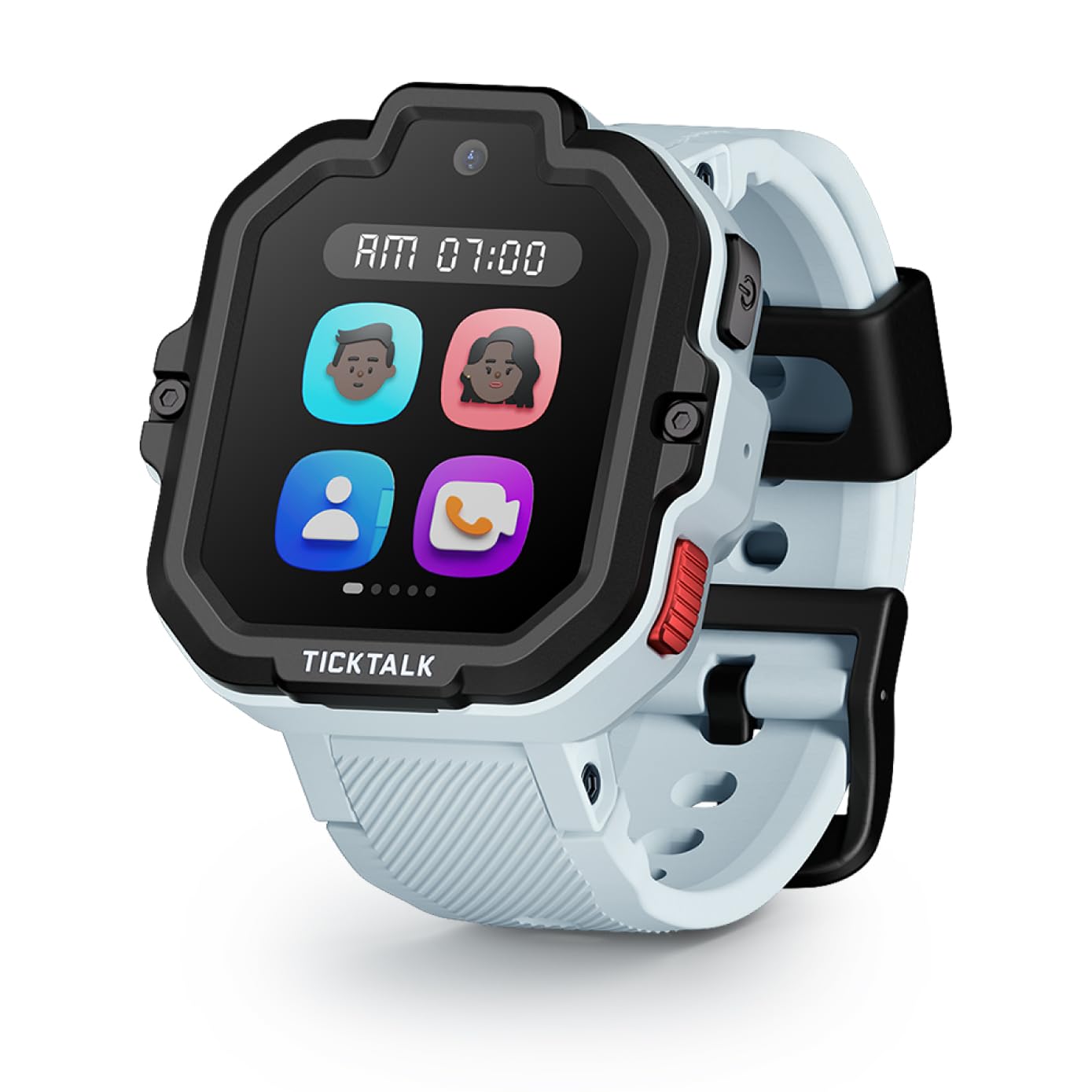 TickTalk 5 - Kids Smart Watch with GPS Tracker, Video Calling, SOS, & Parental Controls | Smartwatch with Free Music, Texting, Kid Phone Call and Text, Boys & Girls - 4G Smart Watch for Kids 3-12