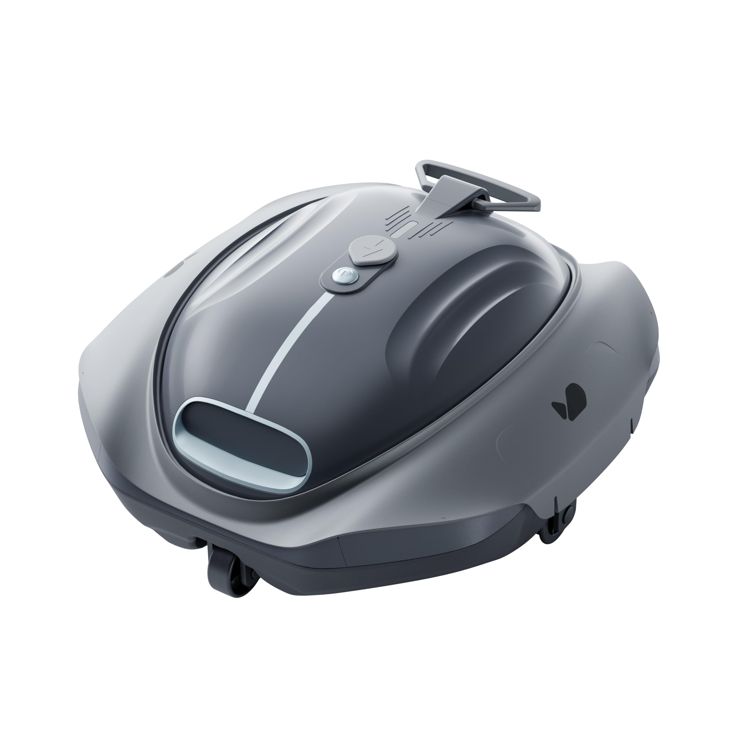 BUBLUE Bubot 300P Cordless Robotic Pool Cleaner, Pool Vacuum, Bluehole Suction, Dual Motors, DirtLock 2.0, Quick Charging, 90-Min Runtime for Above-Ground Flat Pools up to 850 Sq.Ft, Space Gray