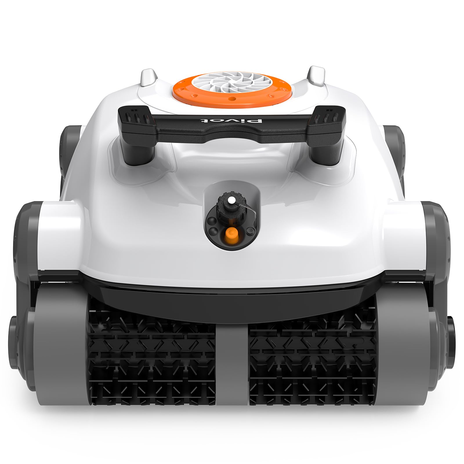 Gosvor Pivot Cordless Robotic Cleaner,Wall Climbing,Extended Battery Life,Self-Parking,Automatic Pool Vacuum for Inground Pools up to 1,100 Sq.ft,White