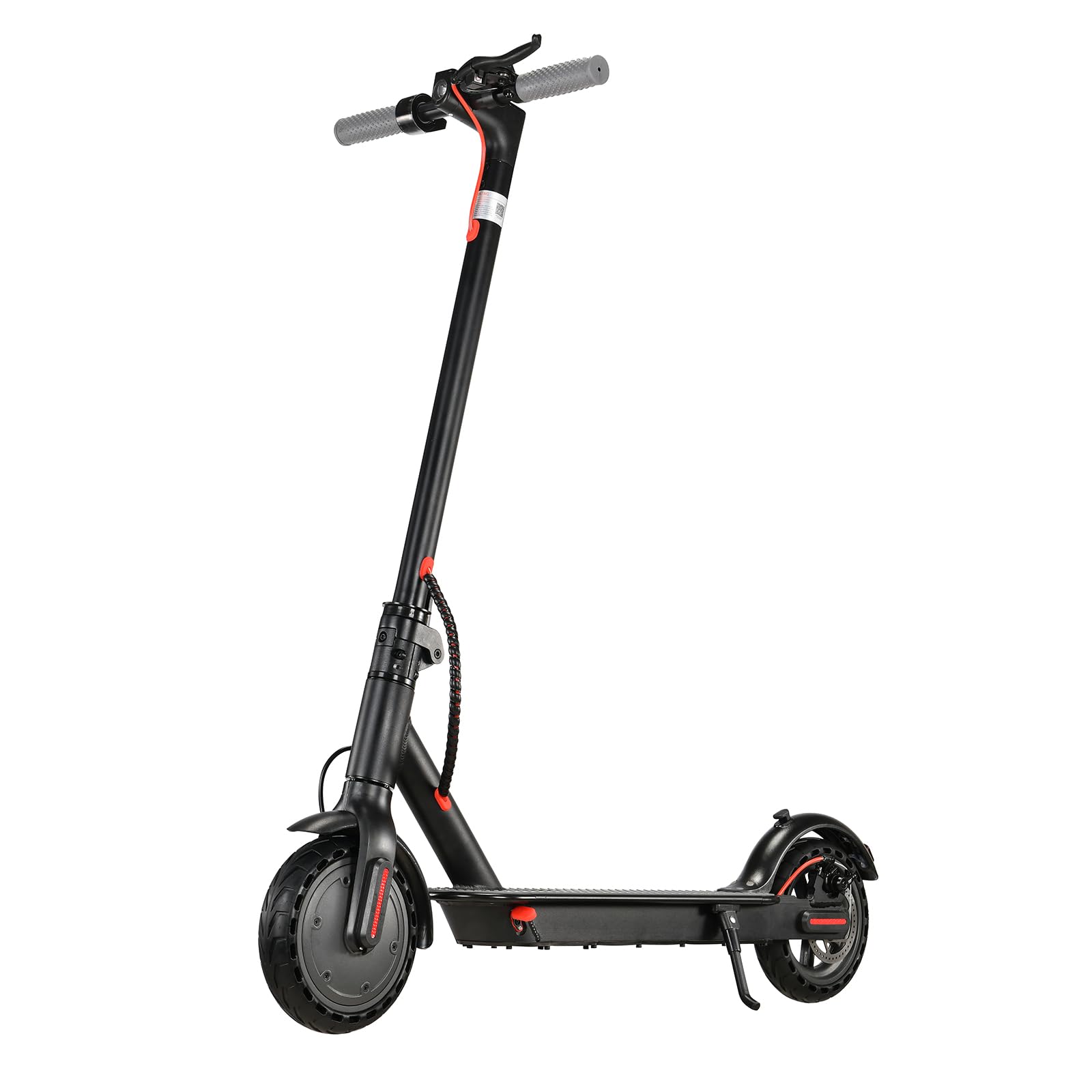 HBFTXRIDE Electric Scooter for Adults, 350W Motor 19MPH Max Speed 21 Mile Range, 8.5" Solid Tires Foldable E-Scooter with APP Control & UL2272 Certified
