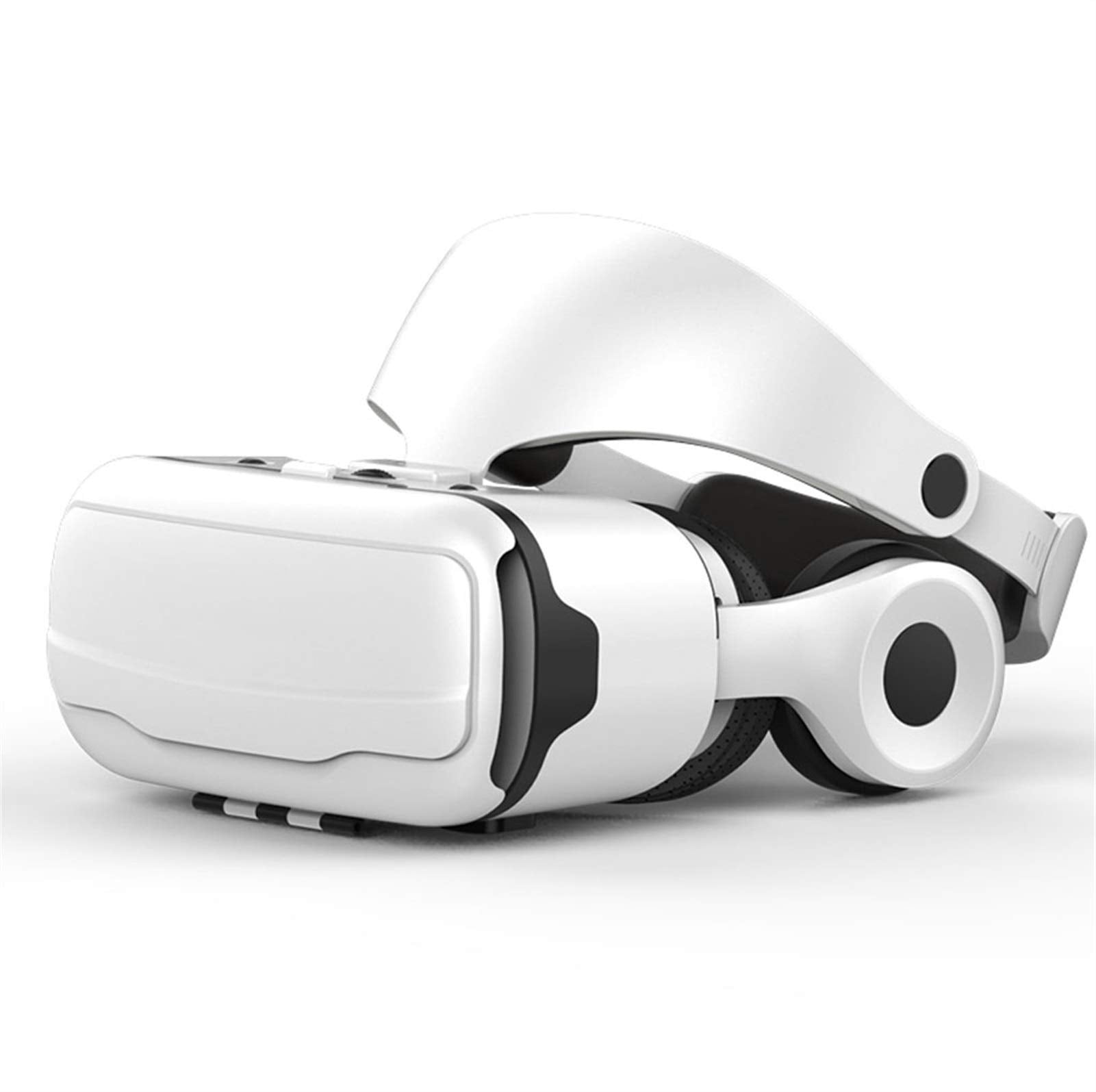 HHWKSJ VR Headset Virtual Reality Headset 3D Glasses, Anti-Blue-Light Lenses, Stereo Headset, for All Smartphones with Length Below 6.0 inch
