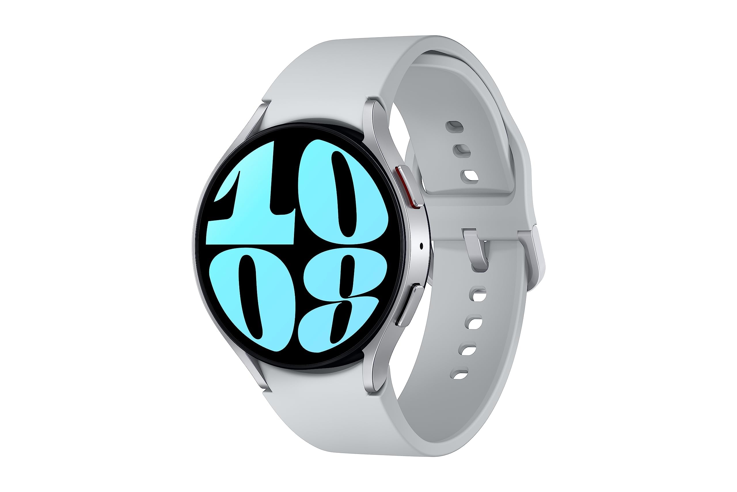 Samsung Galaxy Watch 6 44mm Bluetooth Smartwatch, Fitness Tracker, Personalized HR Zones, Advanced Sleep Coaching, Heart Monitor, BIA Sensor for Health Wellness Insights, Big Screen, US Version Silver