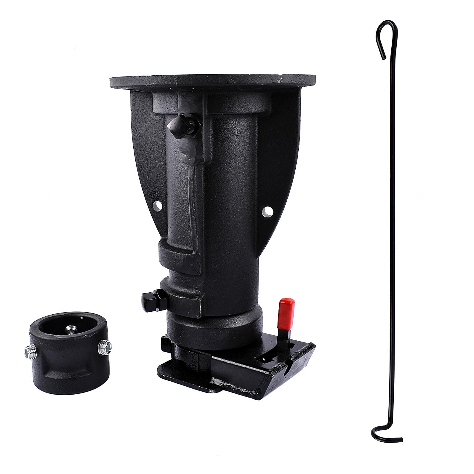 C5G1216, 12"-16"Adjustable Cushioned 5th Wheel to Gooseneck Adapter, Fifth Wheel to Gooseneck, Towing Capacity 20000 Lbs, Without Safty Chain GELUOXI