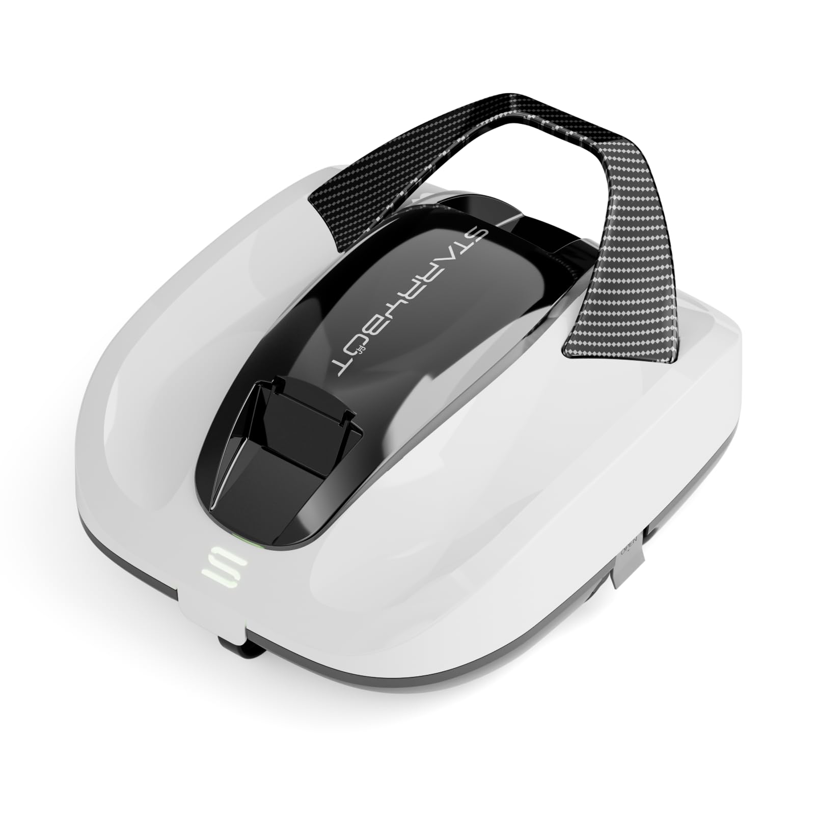 Starrybot Cordless Robotic Pool Cleaner, Portable Swimming Robotic Pool Vacuum with Self-Parking Technology for Above-Ground Pools,150Mins Runtime,Pool up to 900 Sq.Ft