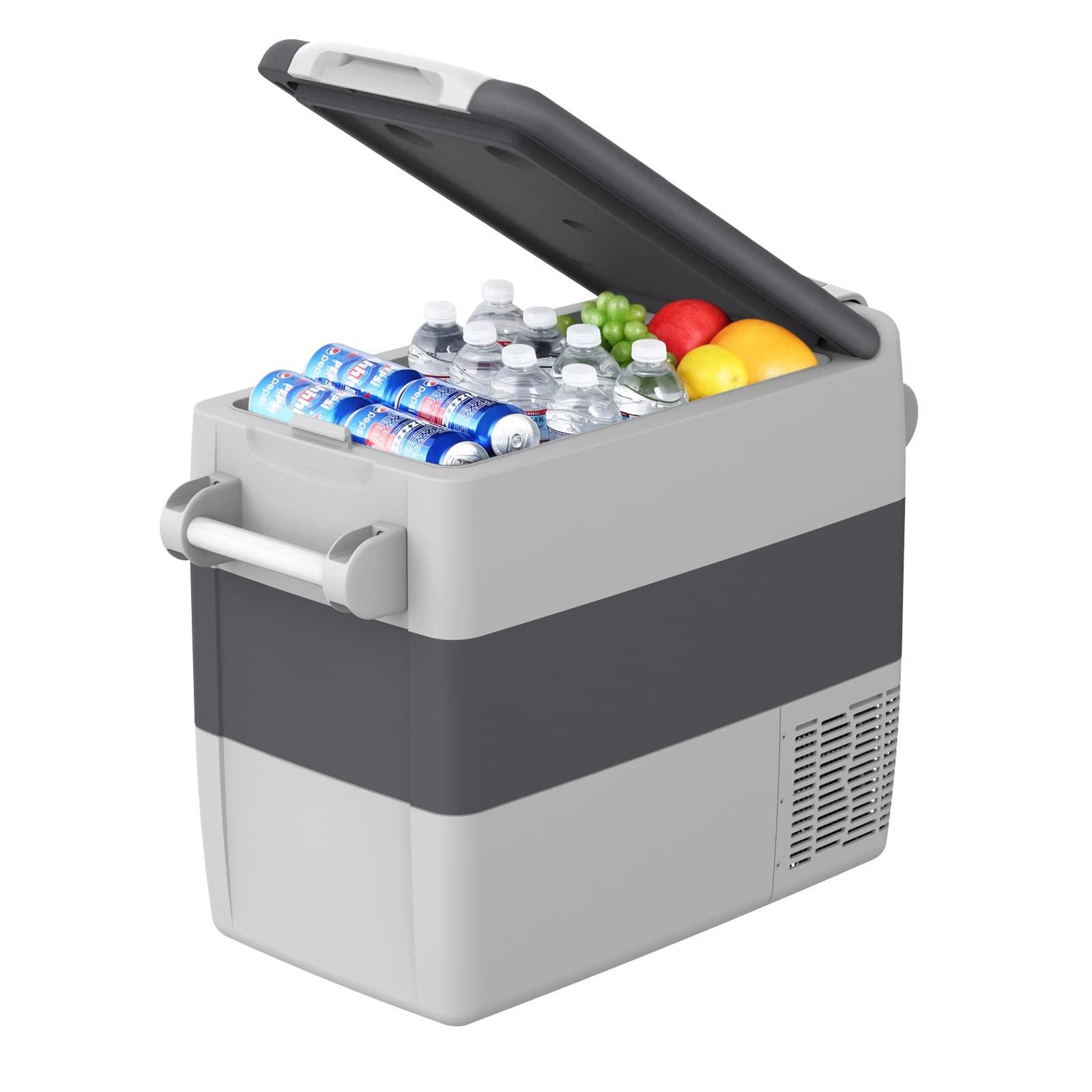 Setpower AJ50 12V Refrigerator 53 Quart Electric Cooler Car Refrigerator 12V Portable Fridge Freezer 12/24V DC for Vehicles Truck Van RV Camper SUV Boat Travel Road Trips Camping