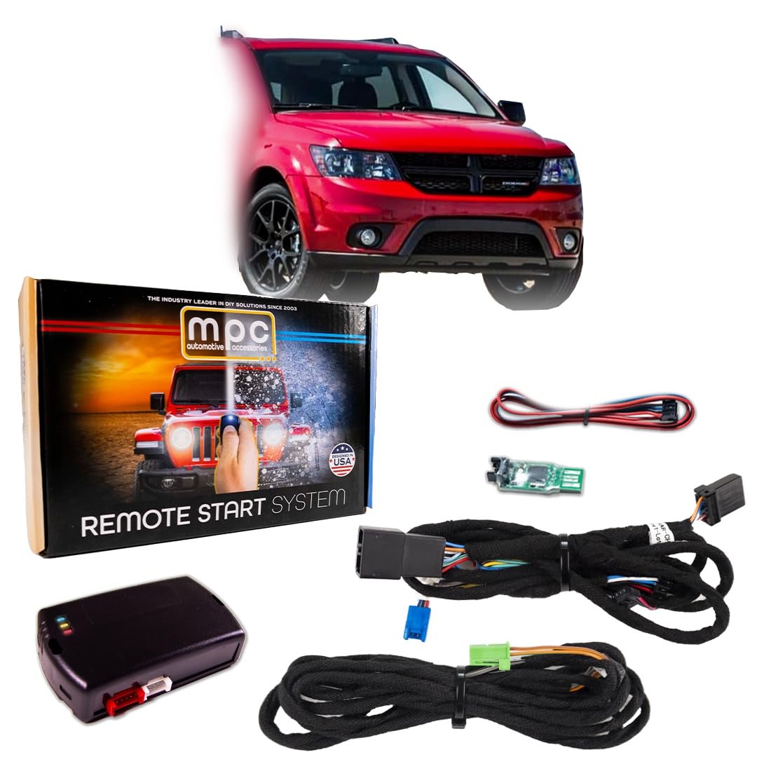 MPC Remote Start for 2018-2020 Dodge Journey |Gas| |Push to Start| |Plug N Play| Uses Factory Key Fob