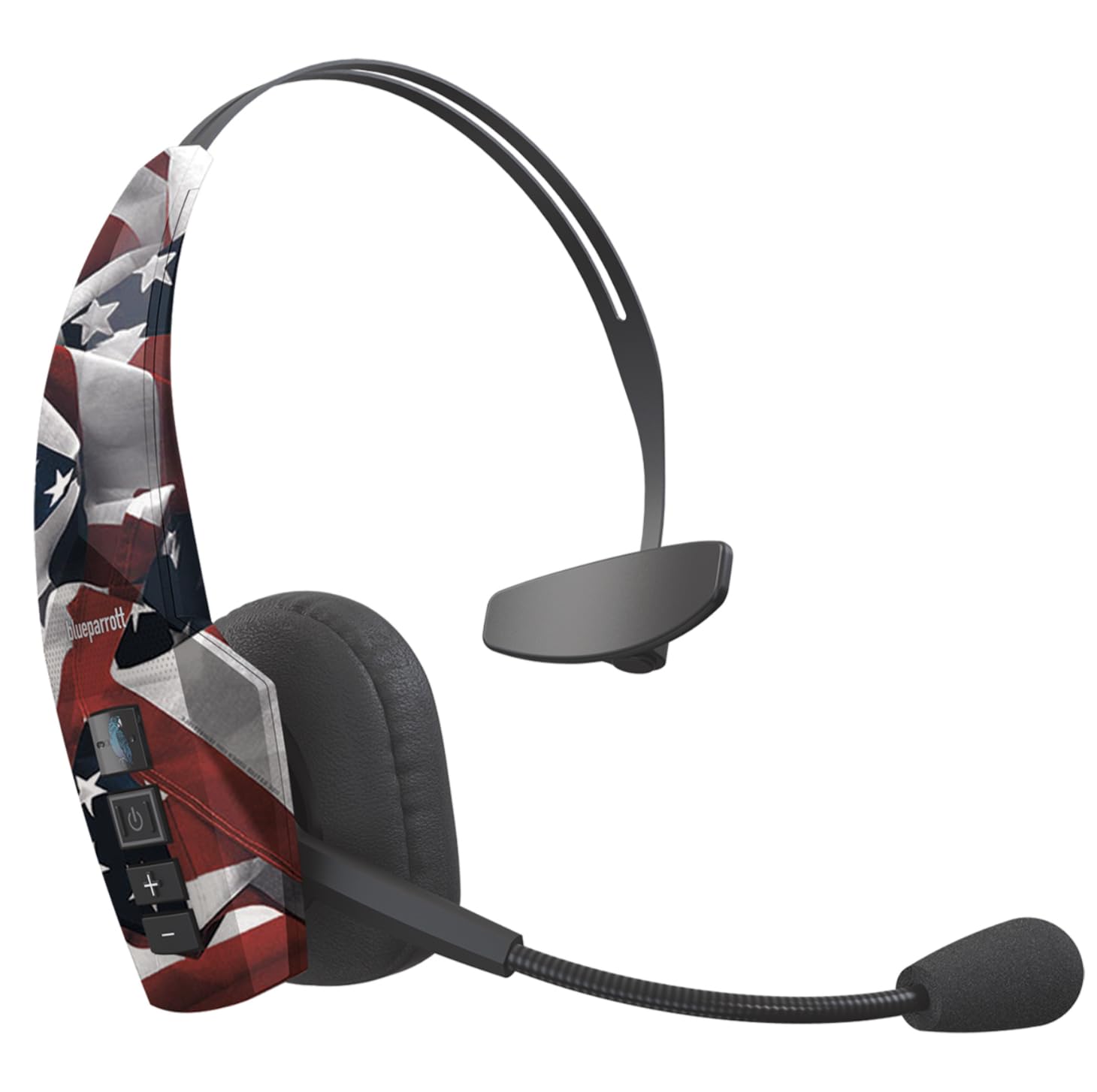 BlueParrott B350XTFLAGON One Nation Traditional Noise Cancelling Bluetooth Headset - Flag Design