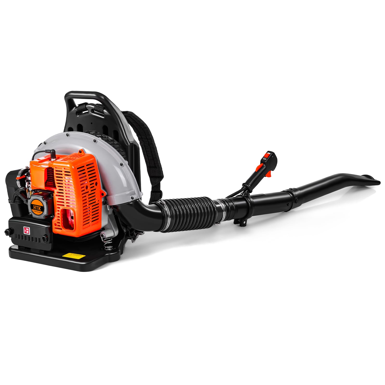 HTK 63 CC Gas Backpack Leaf Blower - 2-Stroke Engine, High-Velocity 665 CFM, Ergonomic Design, Low Vibration, and Cruise Control for Effortless Yard Mastery All Year Round
