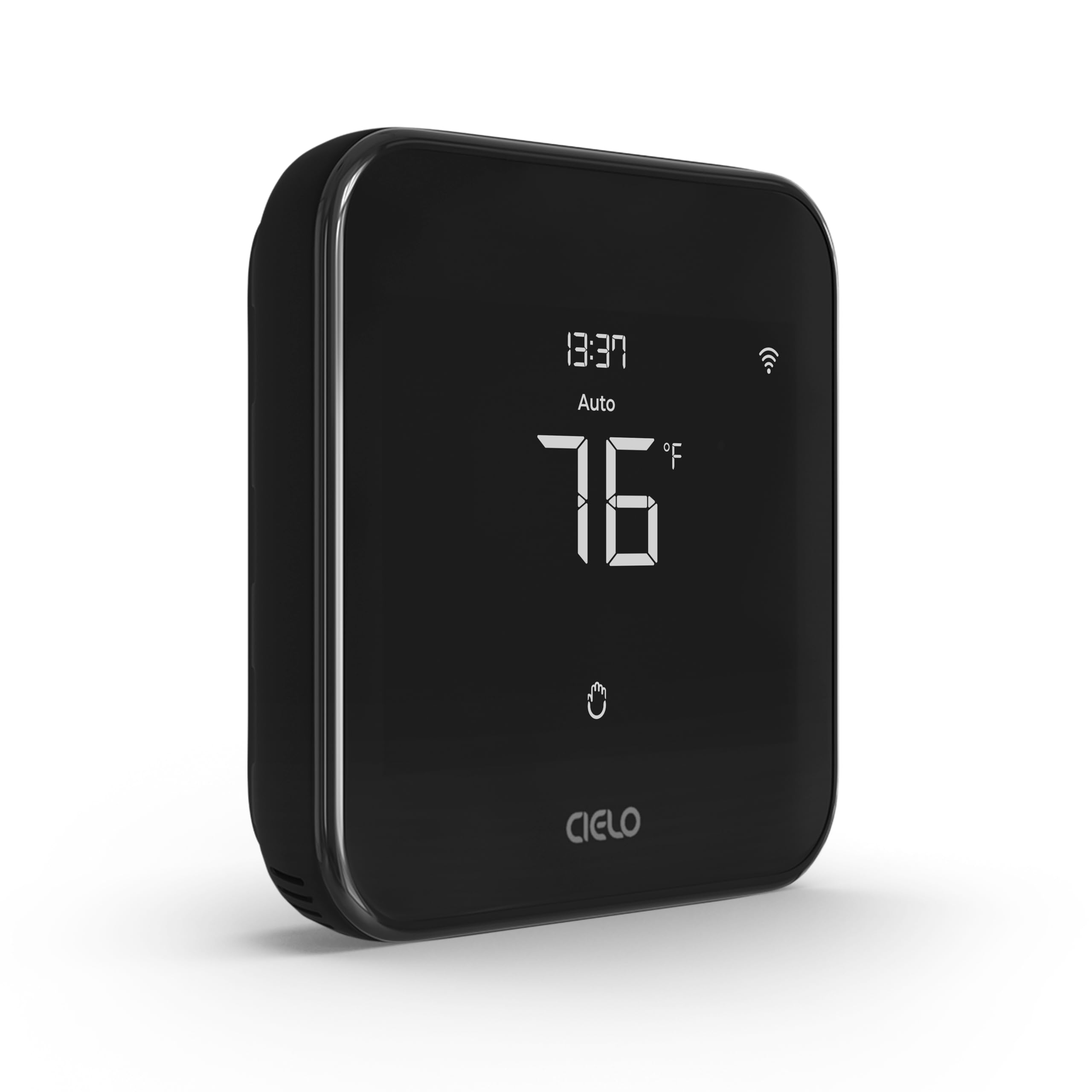Cielo Smart Thermostat Eco | Energy Star Certified Thermostat | Supports Conventional Systems up to (2H/2C) & Heat Pumps (4H/2C) | Free C-Wire Adapter in Box | NOT for Mini Split Systems | (Black)