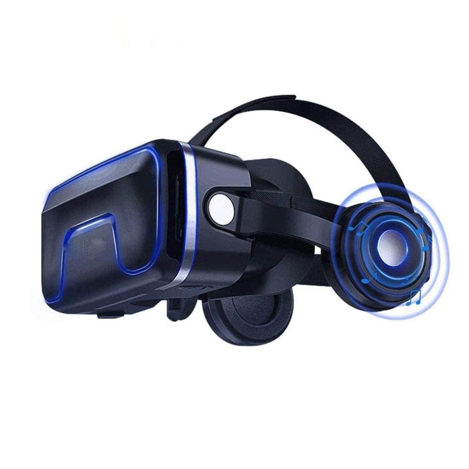 HHWKSJ VR Headset, 3D Virtual Reality Glasses Compatible with iPhone & Android Phone New Goggles for Movies Compatible 4.7"-6.5" Soft & Comfortable Adjustable Distance - Gift for Kids and Adults