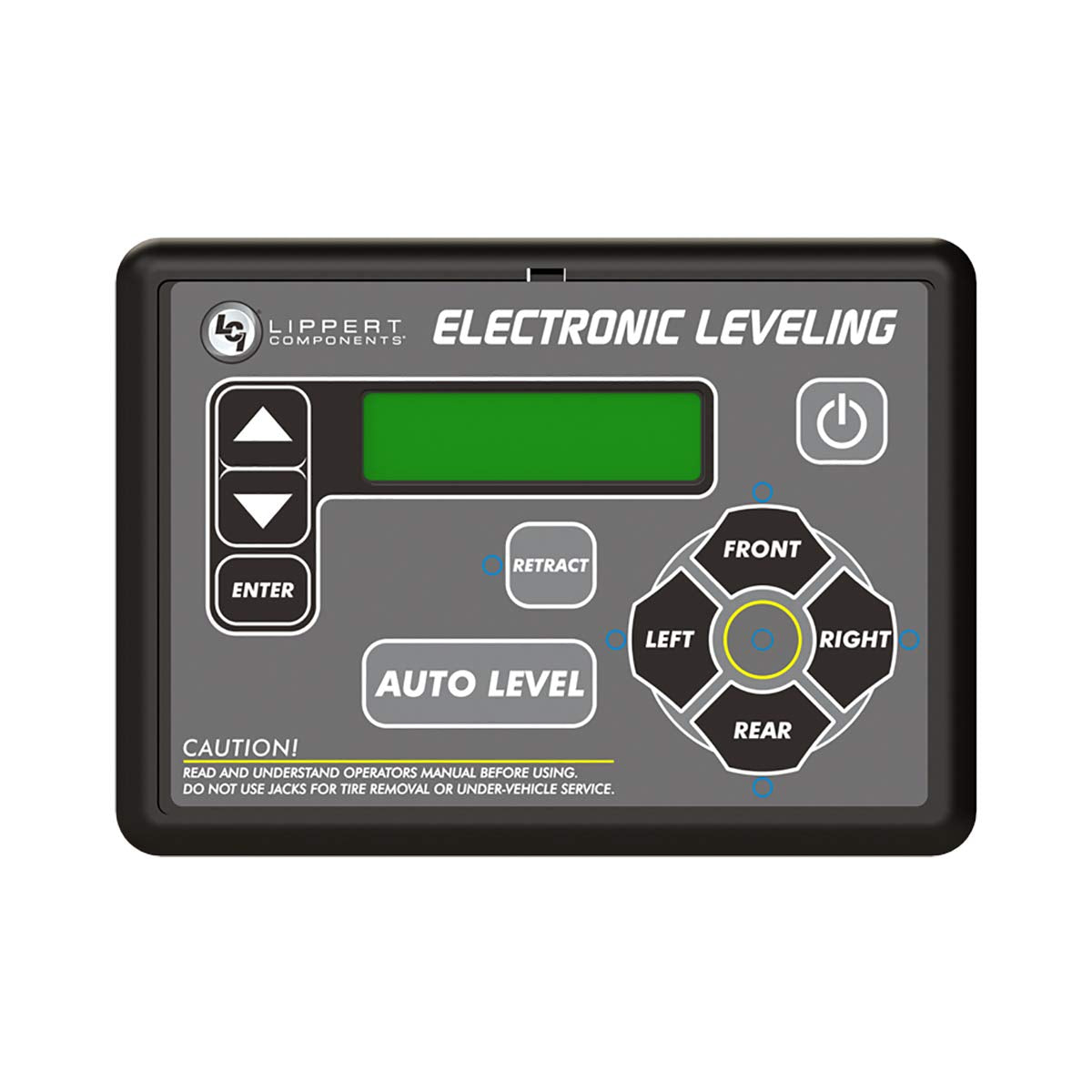 Lippert Ground Control RV 5th Wheel and Travel Trailer Leveling System Replacement Touchpad with Auto-Leveling Button - 421484