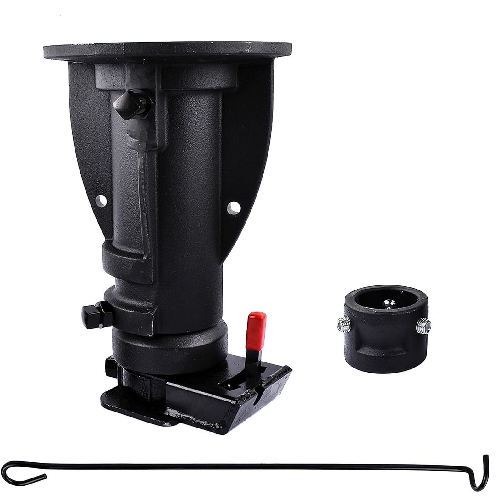 C5G1216 Fifth Gooseneck Adapter, 12"-16" Adjustable Cushioned 5th Wheel to Gooseneck Towing Capacity 20,000 lb. GVW, Tongue Weight 4,000 lbs