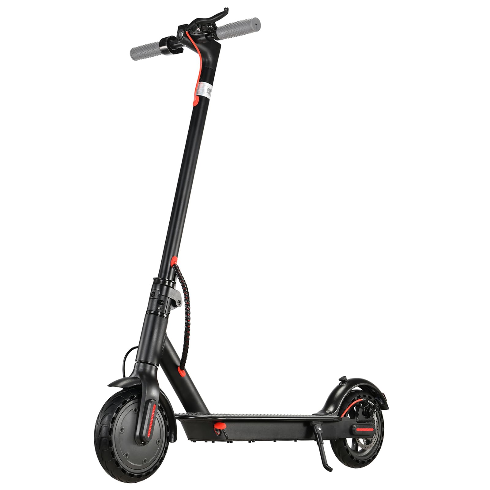 YOBACARID Adult Electric Scooter, 350W Motor 8.5" Solid Tires E-Scooter, 19 Mph 25 Miles Commuting Foldable Electric Scooters for Adults Teen Scooters with Smart App