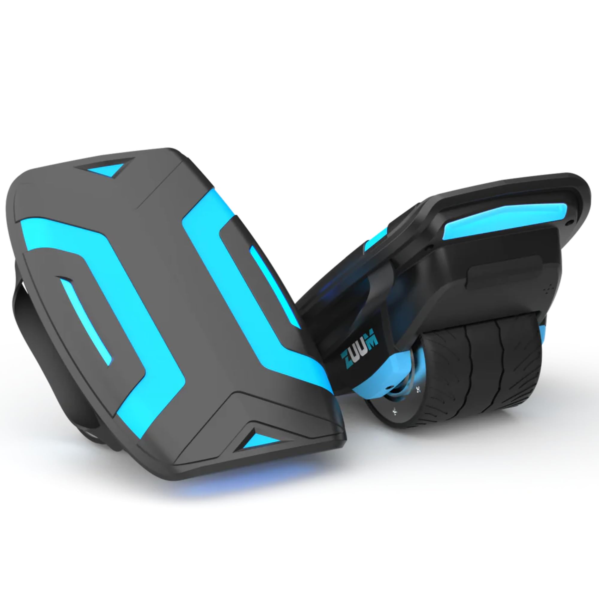 Zuums - Zuum Shoes Self Balancing Electric Skates Seen On Shark Tank - Portable TSA Approved - 350W 7MPH 2Hr Ride - Hoverboard Skates For Kids Adults Hoverboard Shoes Scooter, Sapphire Blue UL 2272 Certified