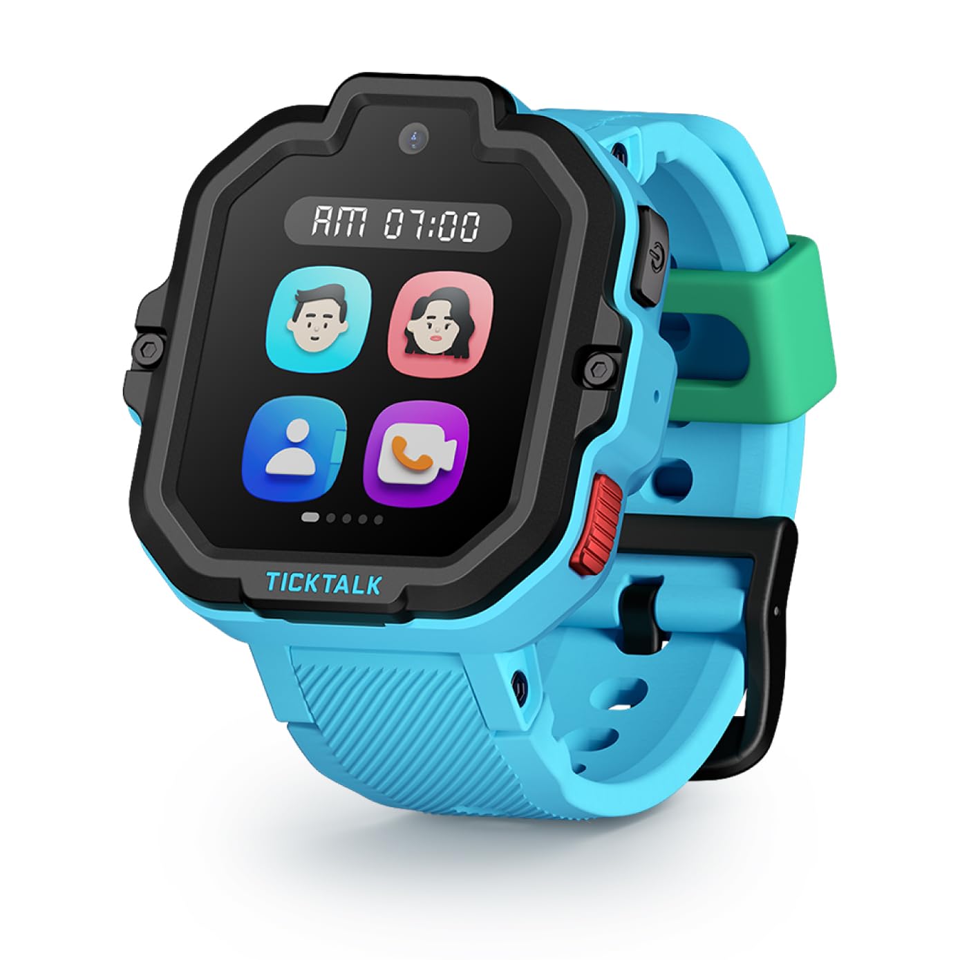 TickTalk5 - Kids Smart Watch with GPS Tracker, Video Calling, SOS, & Parental Controls | Smartwatch with Free Music, Texting, Kid Phone Call and Text, Boys & Girls - 4G Smart Watch for Kids 3-12