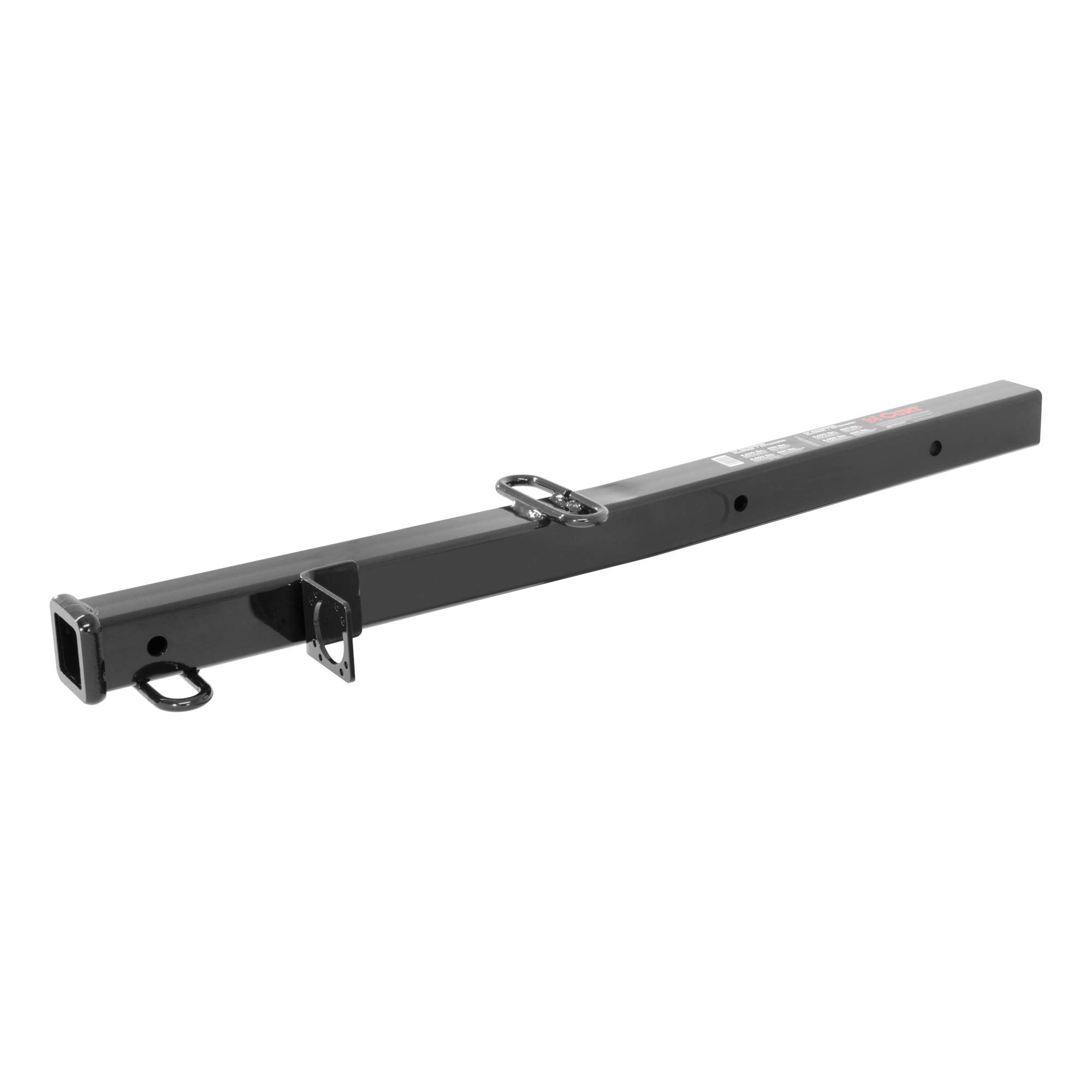 CURT 45048 Trailer Hitch Receiver Adapter Reducer, 2-1/2 to 2-Inch, 34-In Extension, 4,500 lbs , Black