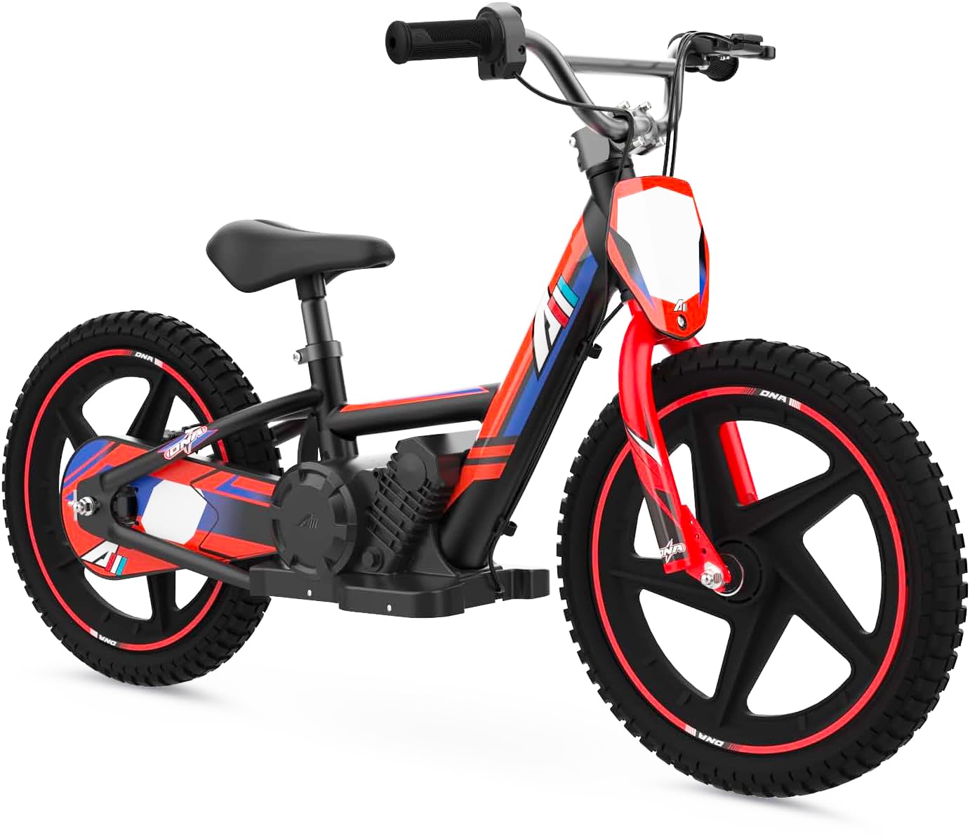 Lightweight Electric Dirt Bike for Kids, 170/340W Electric Motorcycle Up to 10/12MPH, 24V Detachable Battery, Hand-Operated Dual Brakes Electric Balance Bike for Ages 3-6/5-12