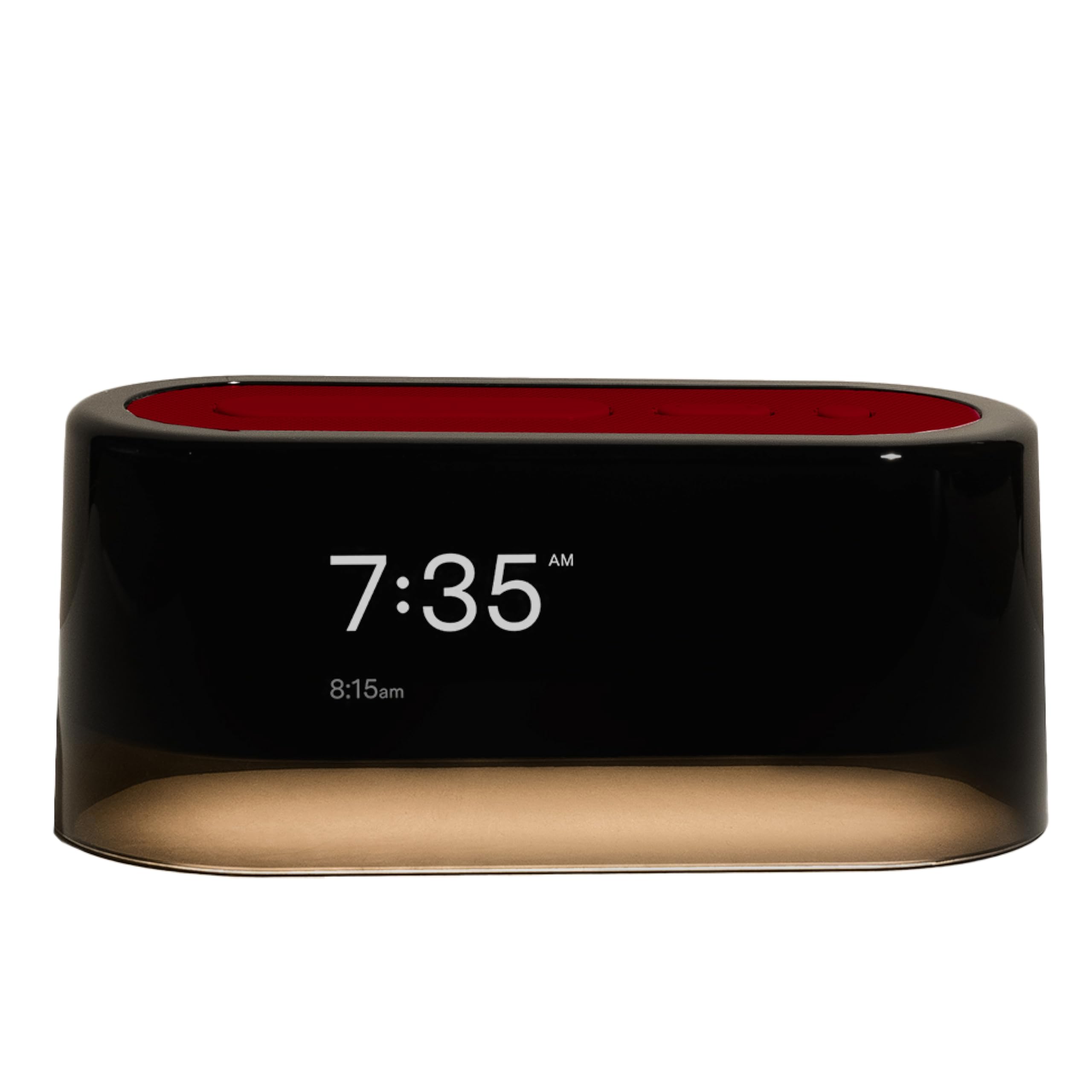 Loftie Smart Alarm Clocks for Bedrooms - Sound Machine Smart Alarm Clock w/Light, Bluetooth Speaker, White Noise, Nature Sound, Nightlight, Blackout Mode Alarm Clock, Smart Clock (Cherry)