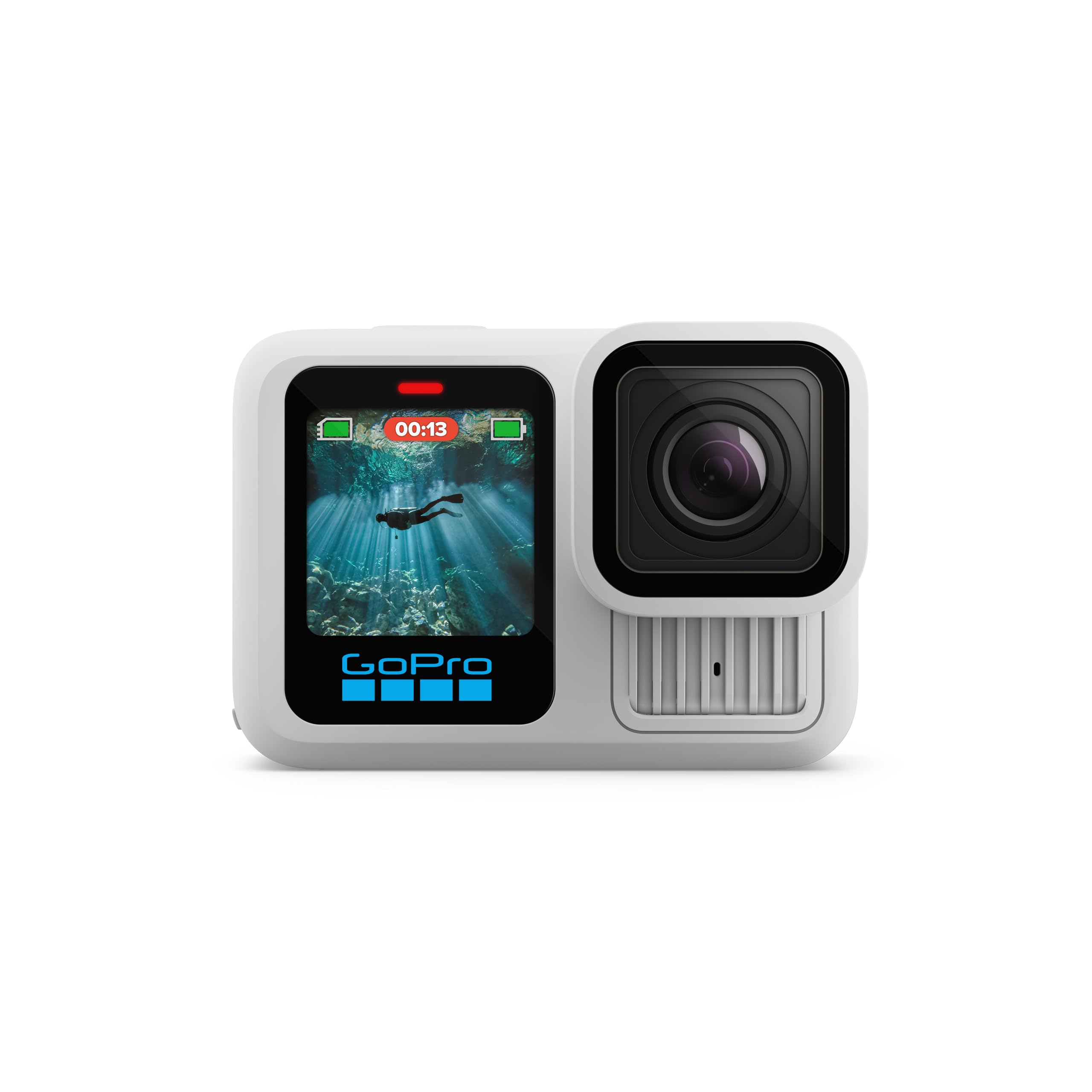 GoPro Limited Edition HERO13 Black in Polar White - Waterproof Action Camera with 5.3K60 Video, 27MP Photo