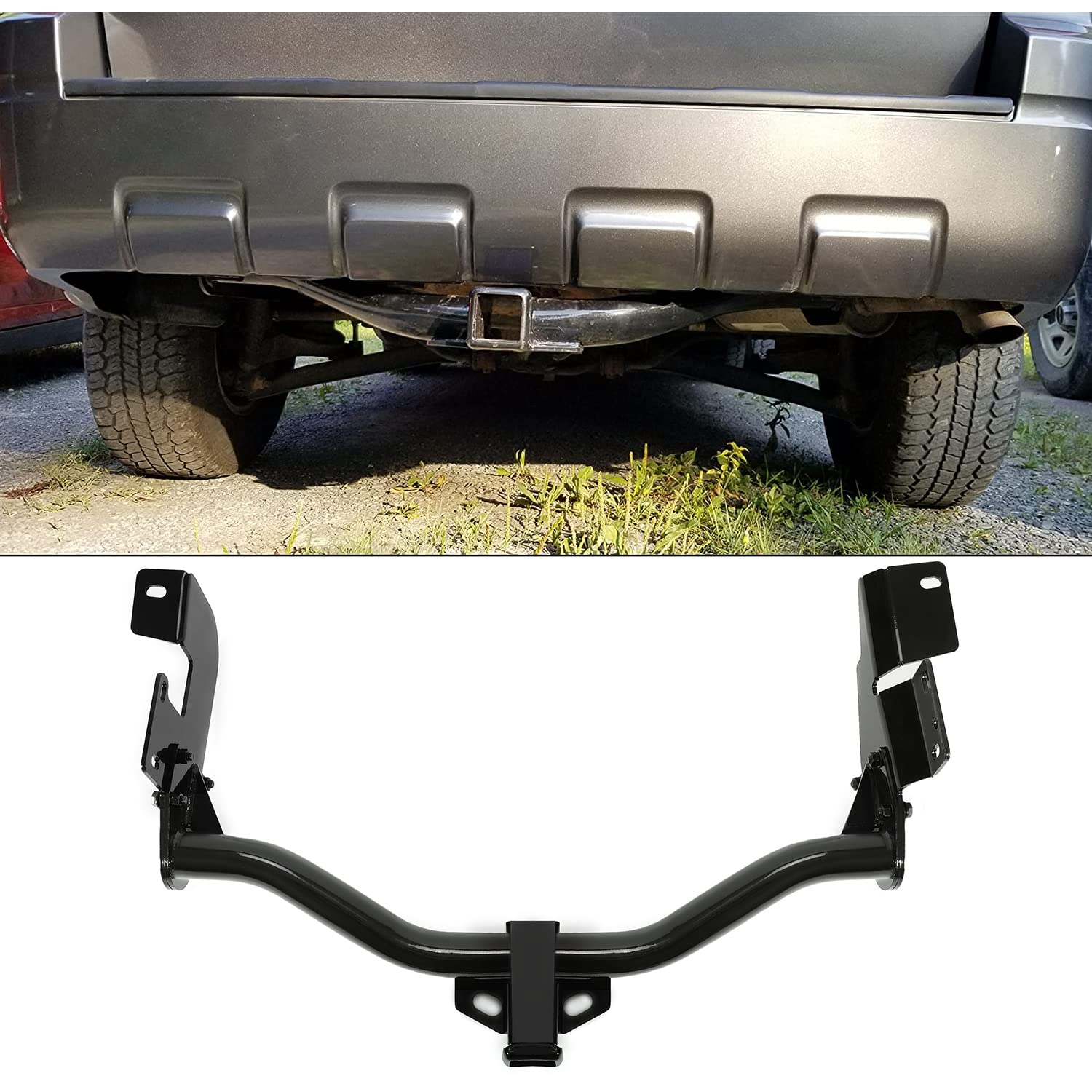 KUAFU Class 3 Trailer Tow Hitch Replace for 13650 Compatible with 2005-2012 Ford Escape 2005-2011 Mazda Tribute and Mercury Mariner Trailer Hitch with 2" Receiver