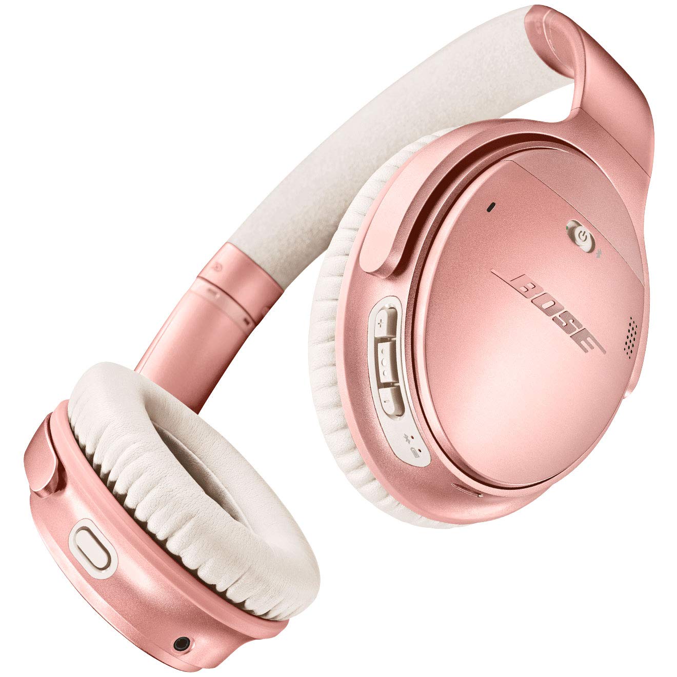Bose QuietComfort 35 II Wireless Bluetooth Headphones, Noise-Cancelling, with Alexa Voice Control - Rose Gold