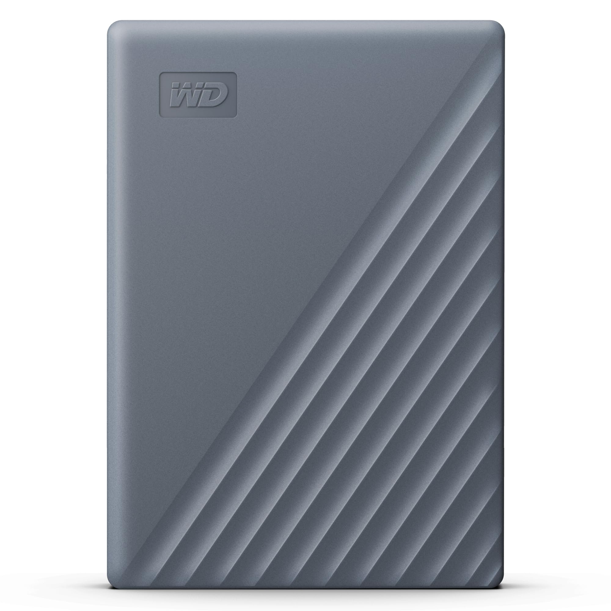 WD 4TB My Passport Portable Hard Drive, Works with USB-C and USB-A, Windows PC, Mac, Chromebook, Gaming Consoles, and Mobile Devices, Backup Software and Password Protection - WDBRMD0040BGY-WESN