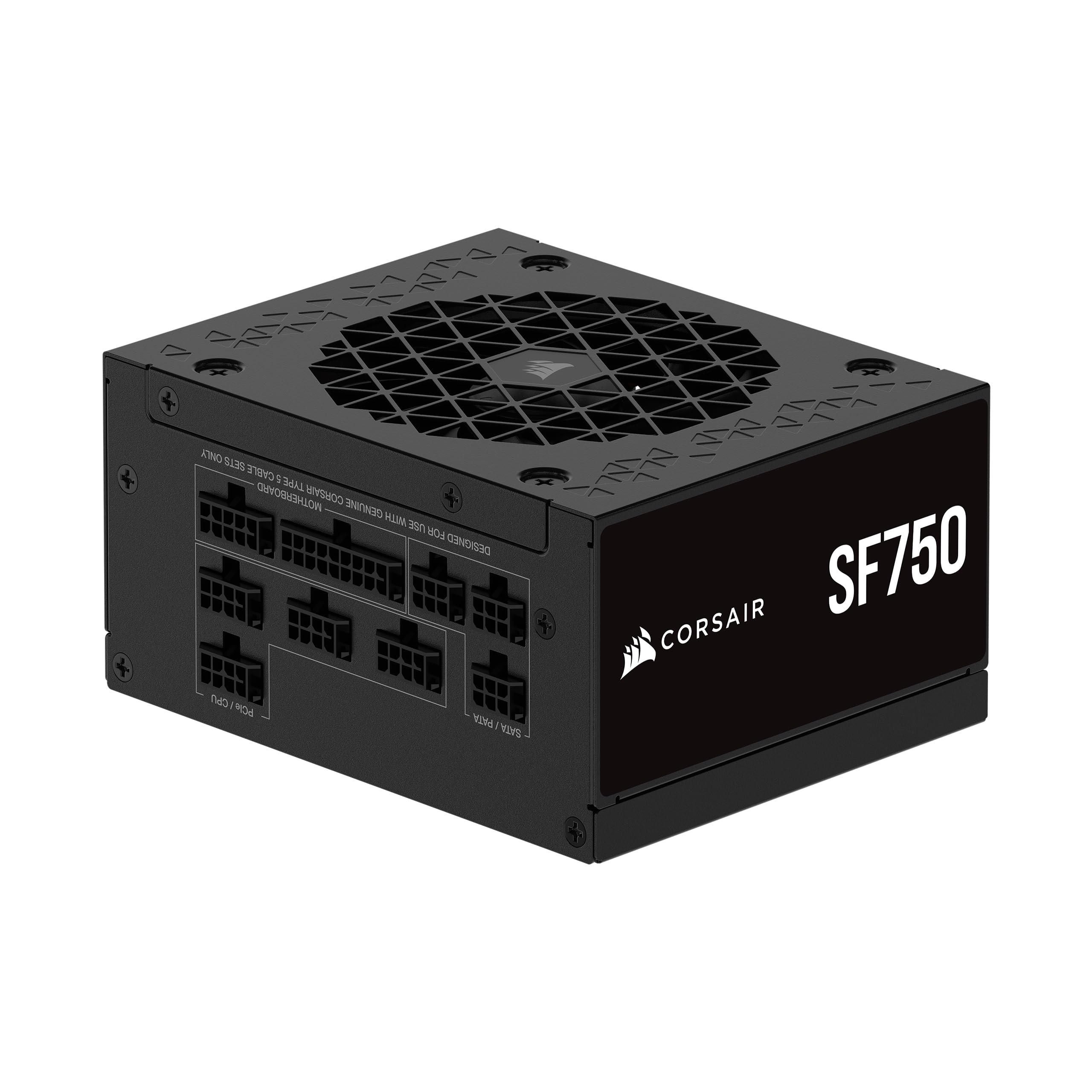 CORSAIR SF750 (2024) Fully Modular Low Noise 80 Plus Platinum ATX Power Supply – ATX 3.0 Compliant – PCIe 5.0 Ready – SFX-to-ATX Bracket Included – Black