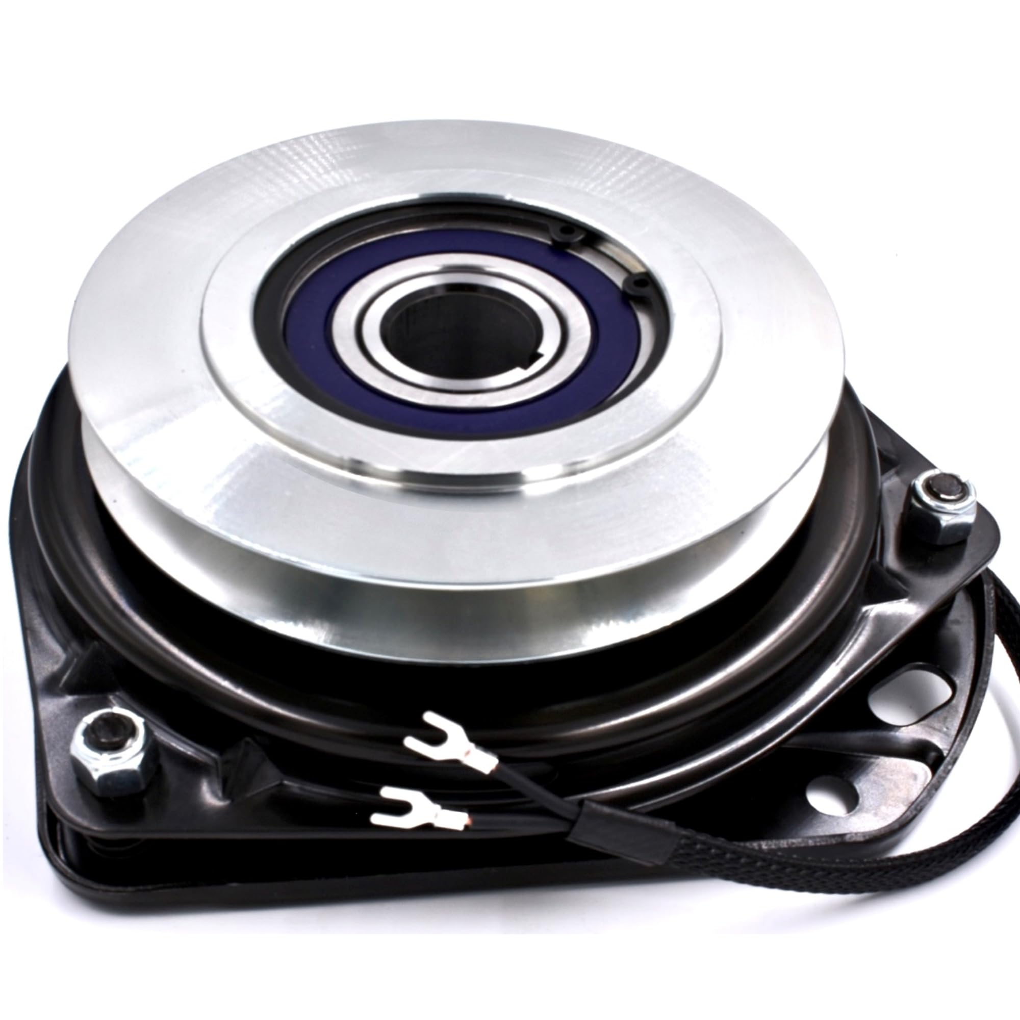 HD Switch BIGBearing HiTorque 400ftlbs Billet Pulley Electric PTO Clutch GT5-MC03 GT5-MC04D w/Larger Pulley Bearing & Replaceable Wire Harness Replaces Ogura GT5MC03 GT5MC04D OEM Upgrade Lawn Mower