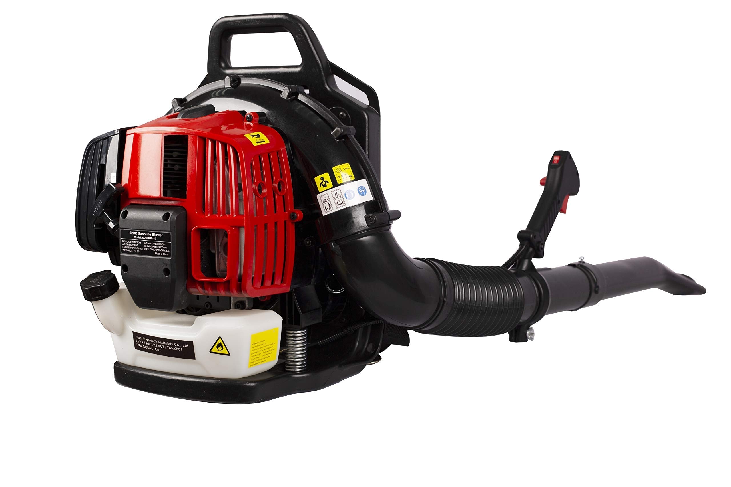 Ajikgn Leaf Blower, 52CC 2-Cycle Gas Backpack Blower with extention Tube