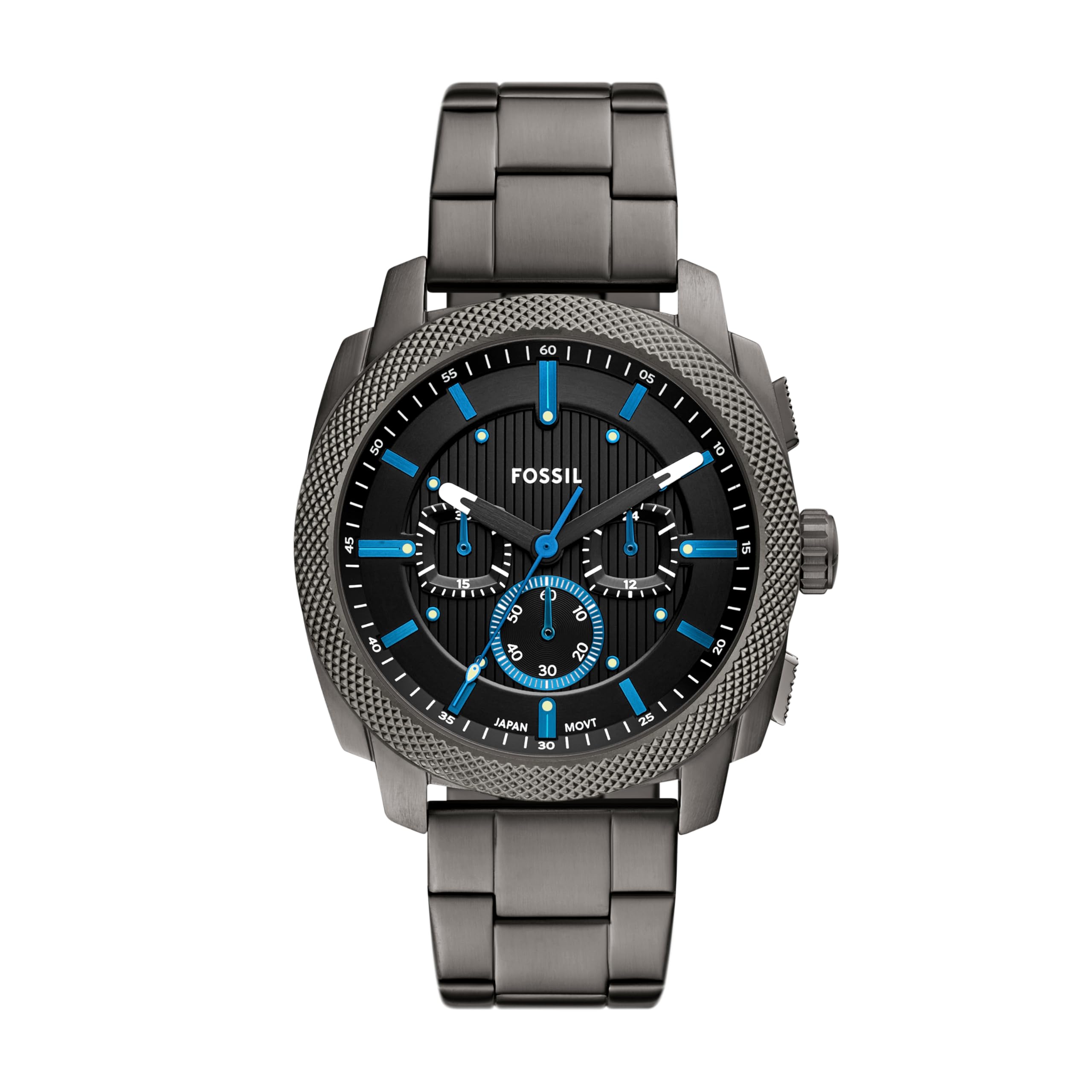 Fossil Men's Machine Chronograph Smoke Stainless Steel Watch
