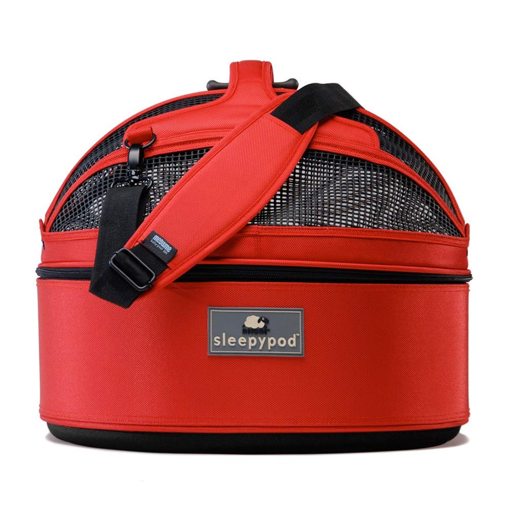 Sleepypod Medium Mobile Pet Bed, Strawberry Red