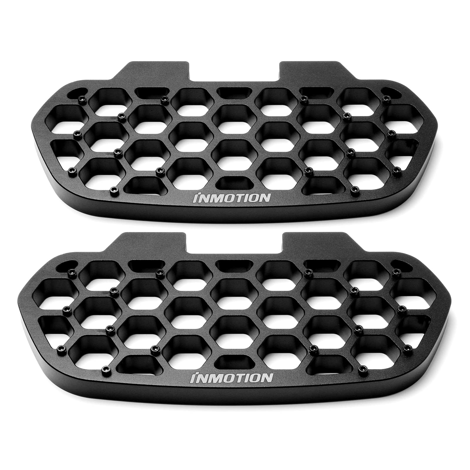 HUAYUWA V11 V12 V13 Honeycomb Pedals, Compatible for Inmotion V11Y V12Pro V13Pro Electric Unicycles Non-Slip Off-Road Pedals High-Density Aviation Aluminum Footrest Accessories (Black)