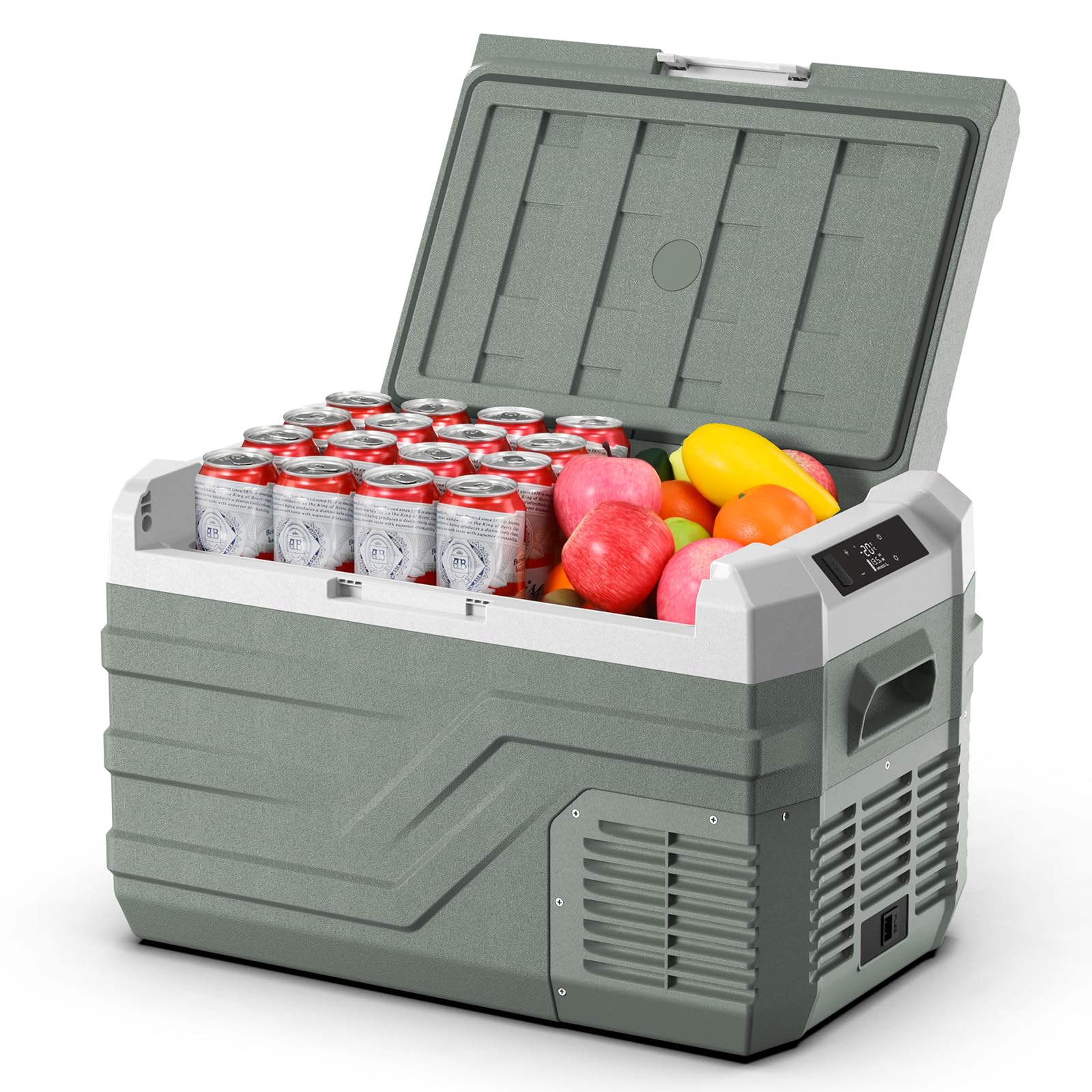 Alpicool Car Refrigerator 12 Volt Refrigerator 28 Quart Portable Freezer 12V Car Fridge Portable Fridge Freezer 12/24V DC 110~240 Volt AC for Truck RV Camper SUV Electric Cooler for Camping -4℉-68℉