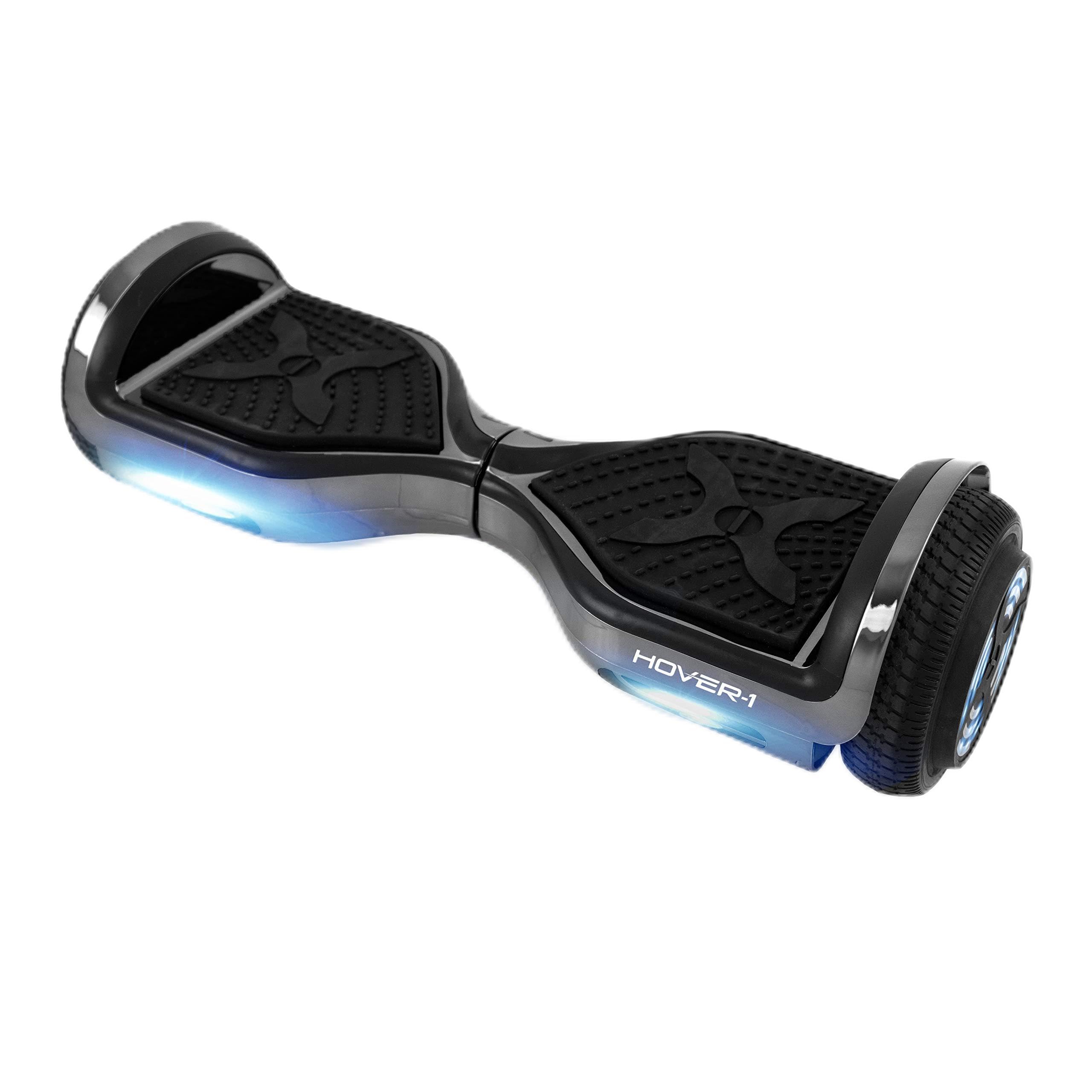 Hover-1 Chrome Electric Self Balancing Hoverboard with 6 mph Max Speed, Dual 200W Motors, 6 Mile Range, and 6.5” Wheels Electric Hoverboard
