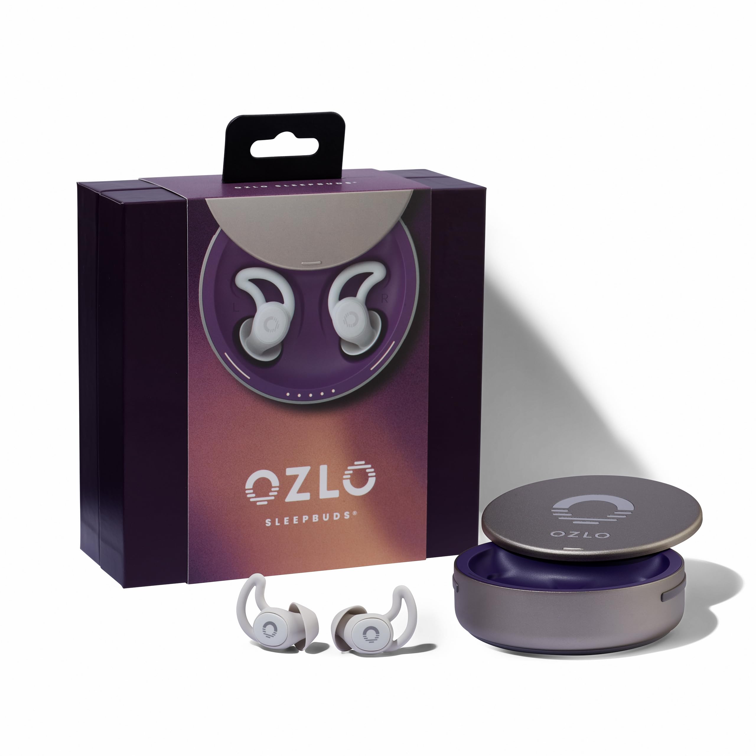 Ozlo Sleepbuds® | Comfortable Side Sleeper Headphones | Up to 10 Hours of Bluetooth LE Streaming | Science-Backed Sleep Sounds | Snore Blocking Comfortable Earbuds