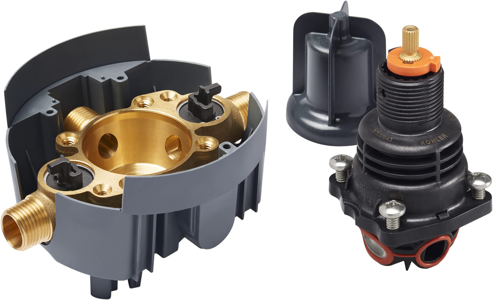 Kohler K28304-KS-NA Rite-Temp Thermostatic Valve Body And Cartridge Kit With Service Stops N/A