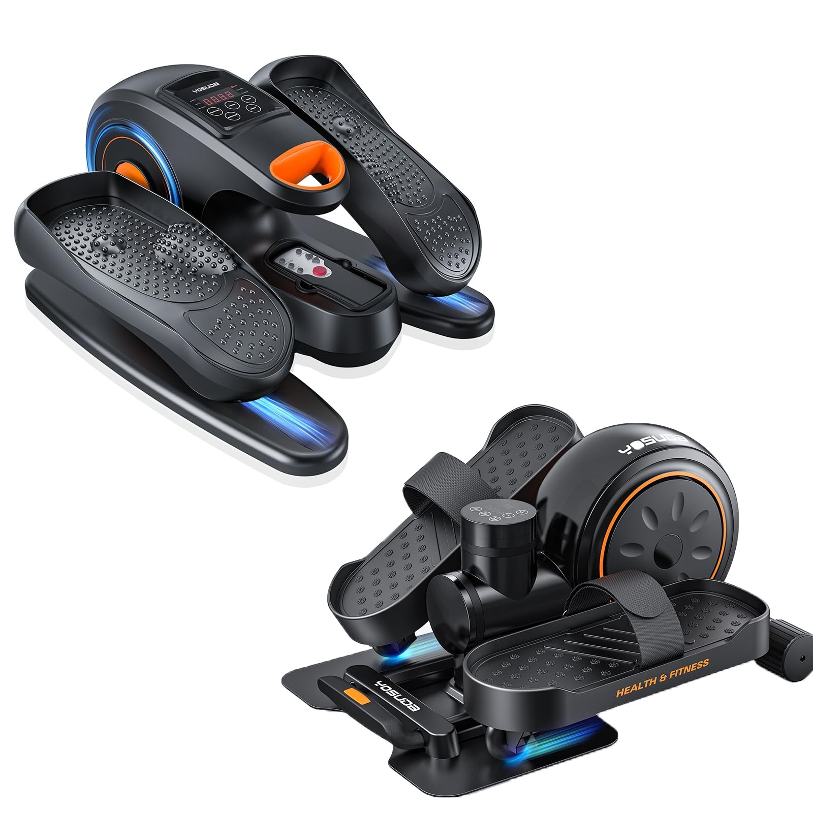 YOSUDA Under Desk Ellipse & Ellipse Leg Exerciser Pro,Seated Low Impact Exercise for Home use,with Remote Control & Non-Slip Pedals