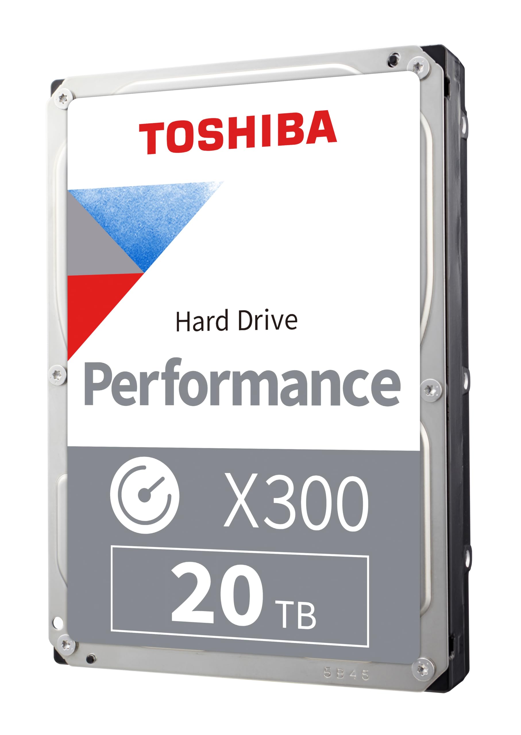 Toshiba X300 20TB Performance & Gaming 3.5-Inch Internal Hard Drive – CMR SATA 6 GB/s 7200 RPM 512 MB Cache - HDWR62AXZSTA
