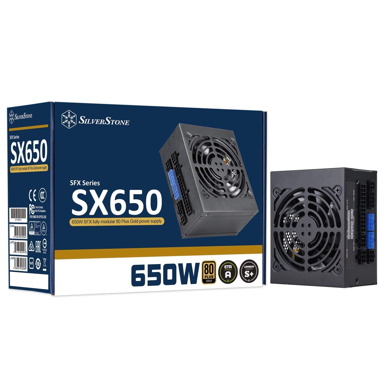 SilverStone Technology SX650-G 650W SFX Form Factor 80 Plus Gold, SST-SX650-G