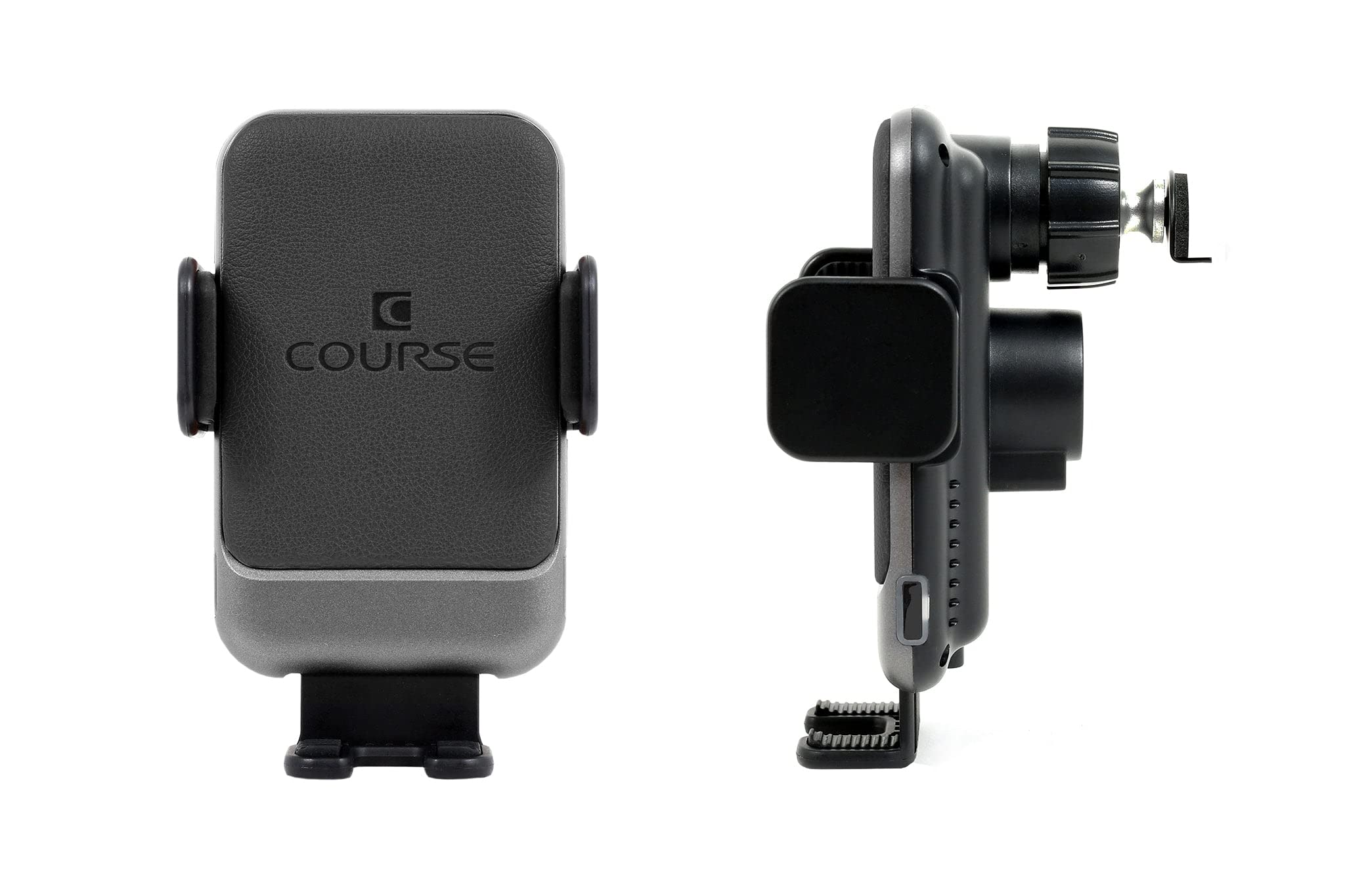 DirectFit Phone Mount Automatic Gripping Wireless Charging Head and Car Phone Holder for Chevrolet/GMC Tahoe, Yukon, Suburban (2015-2020) - Automatic Gripping Charger (Both Sides) (Black)