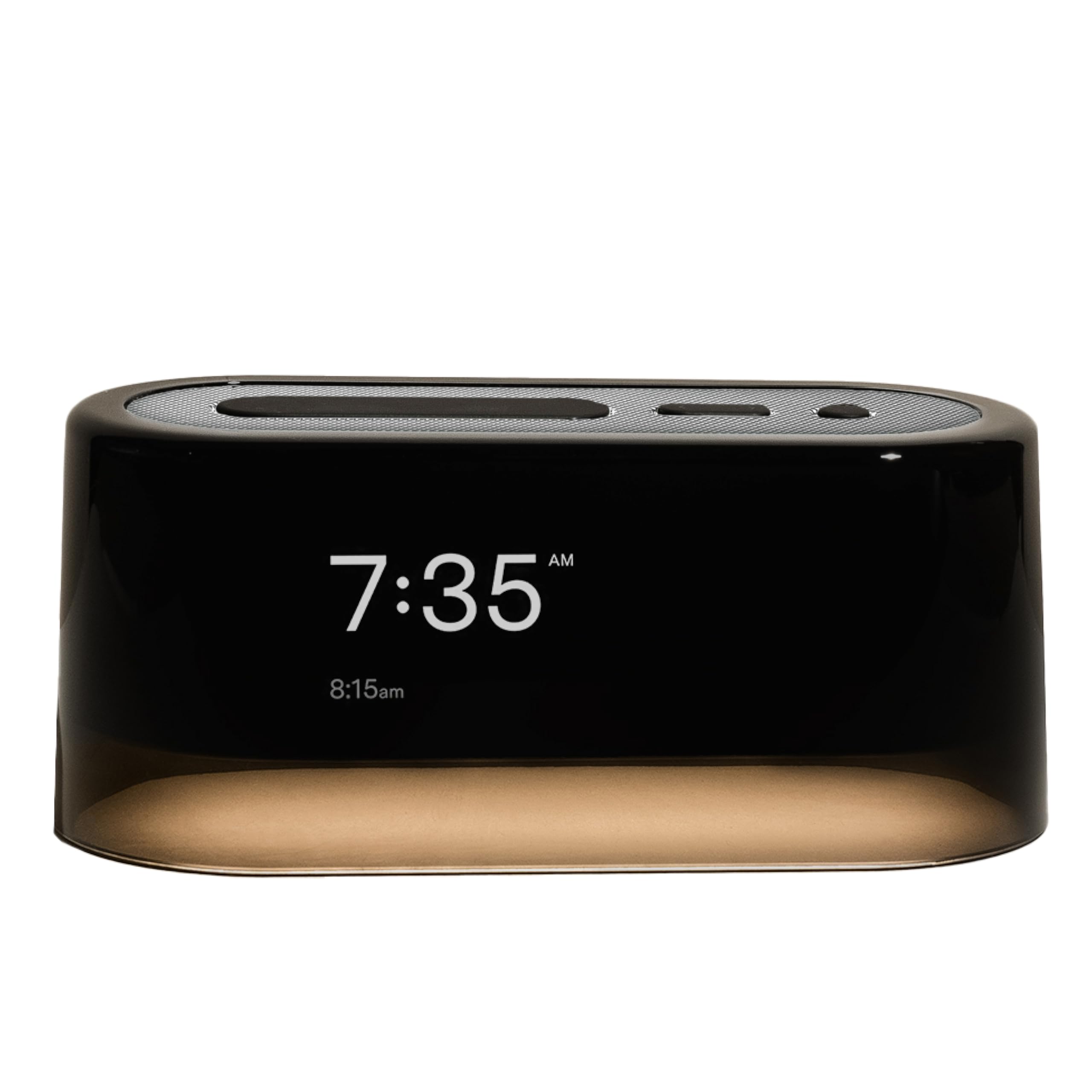 Loftie Smart Alarm Clocks for Bedrooms - Sound Machine Smart Alarm Clock w/Light, Bluetooth Speaker, White Noise, Nature Sound, Nightlight, Blackout Mode Alarm Clock, Smart Clock (Steel)