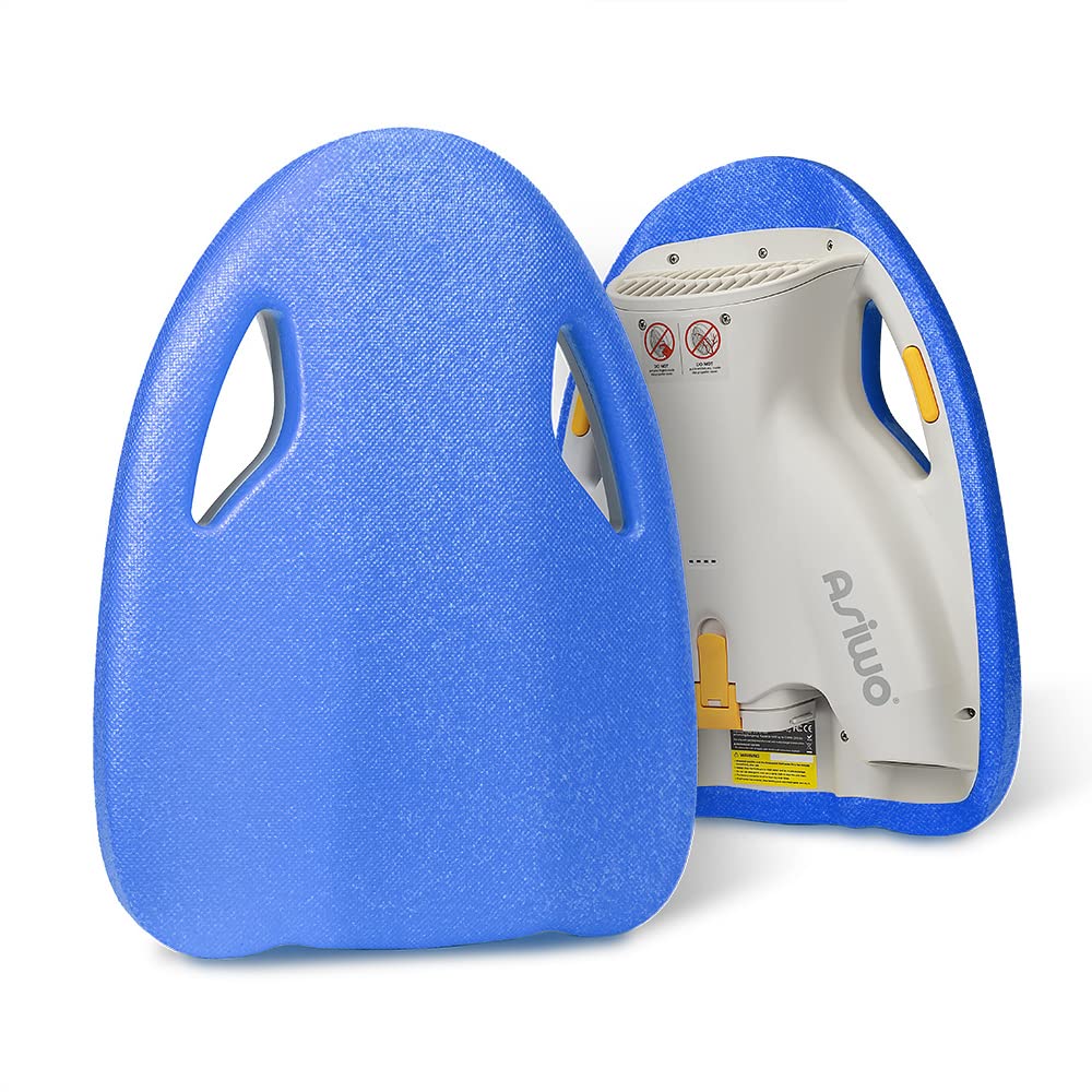Asiwo Swimming Kickboard Electirc, Swim Training Kickboard 3 Speed Water Sports Swimming Pool Board for Adults Kids (Blue)