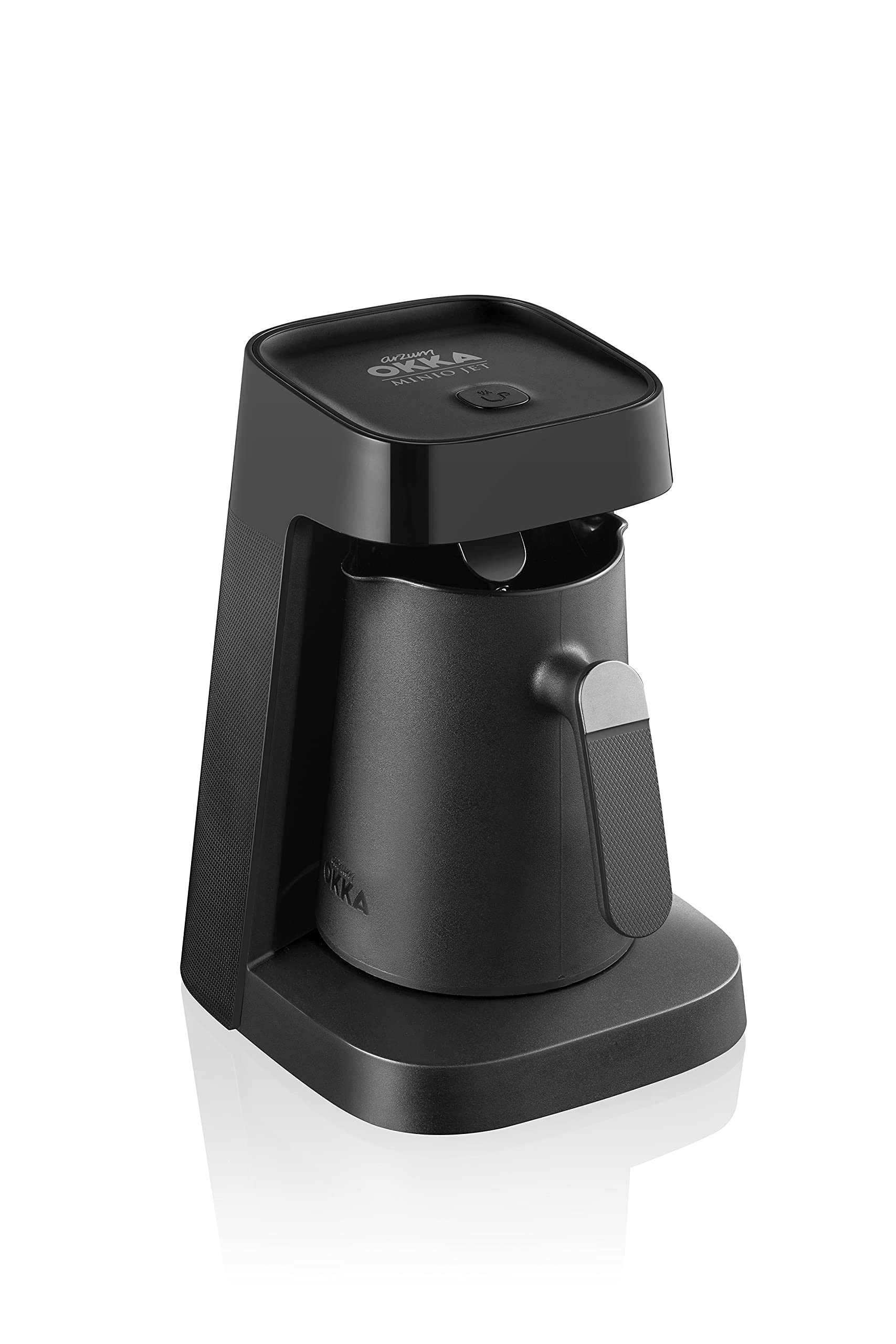 Arzum Okka Jet Automatic Turkish Coffee Maker, Black/Chrome (OK0017-KUL)