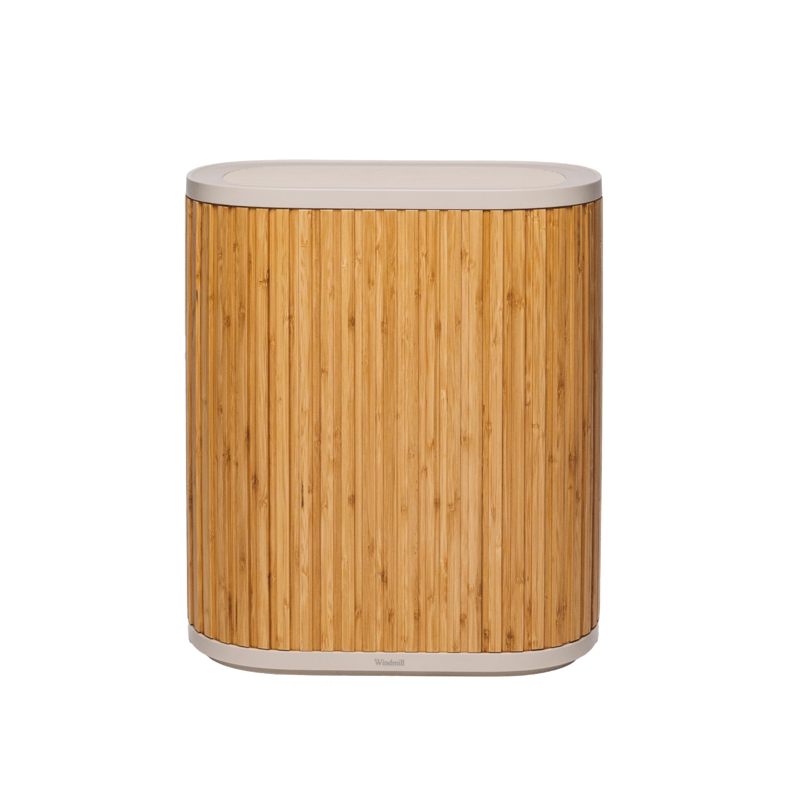 Windmill Air Purifier for Home - 3-In-1 Filtration for Smoke & More - True HEPA Filter, Activated Carbon, & Pre-Filter - Covers Up To 1950 sq ft - Ultra-Quiet - App Compatible - Bamboo