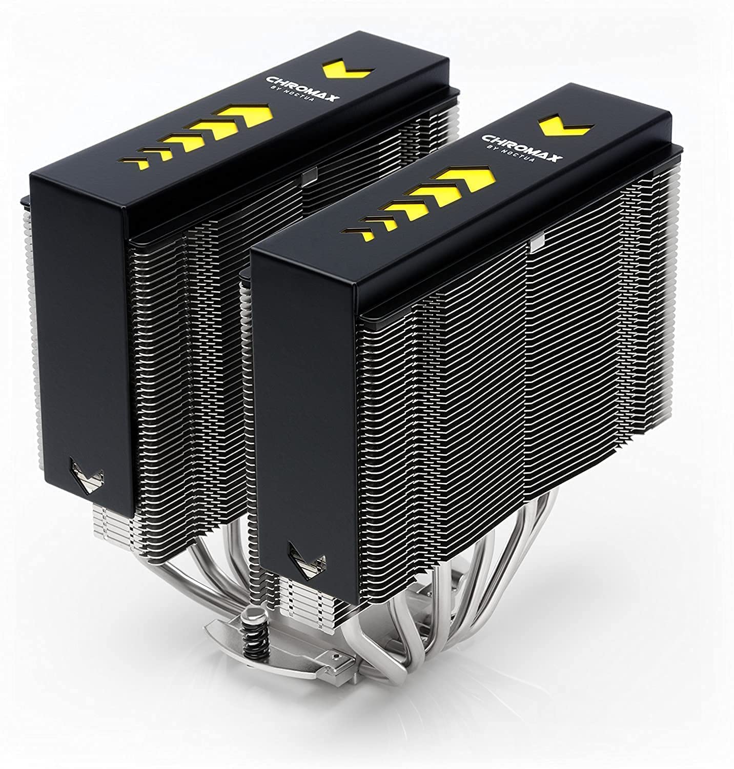 Noctua NH-D15 chromax.Black CPU Cooler with NA-HC3 chromax.Black.swap Heatsink Covers