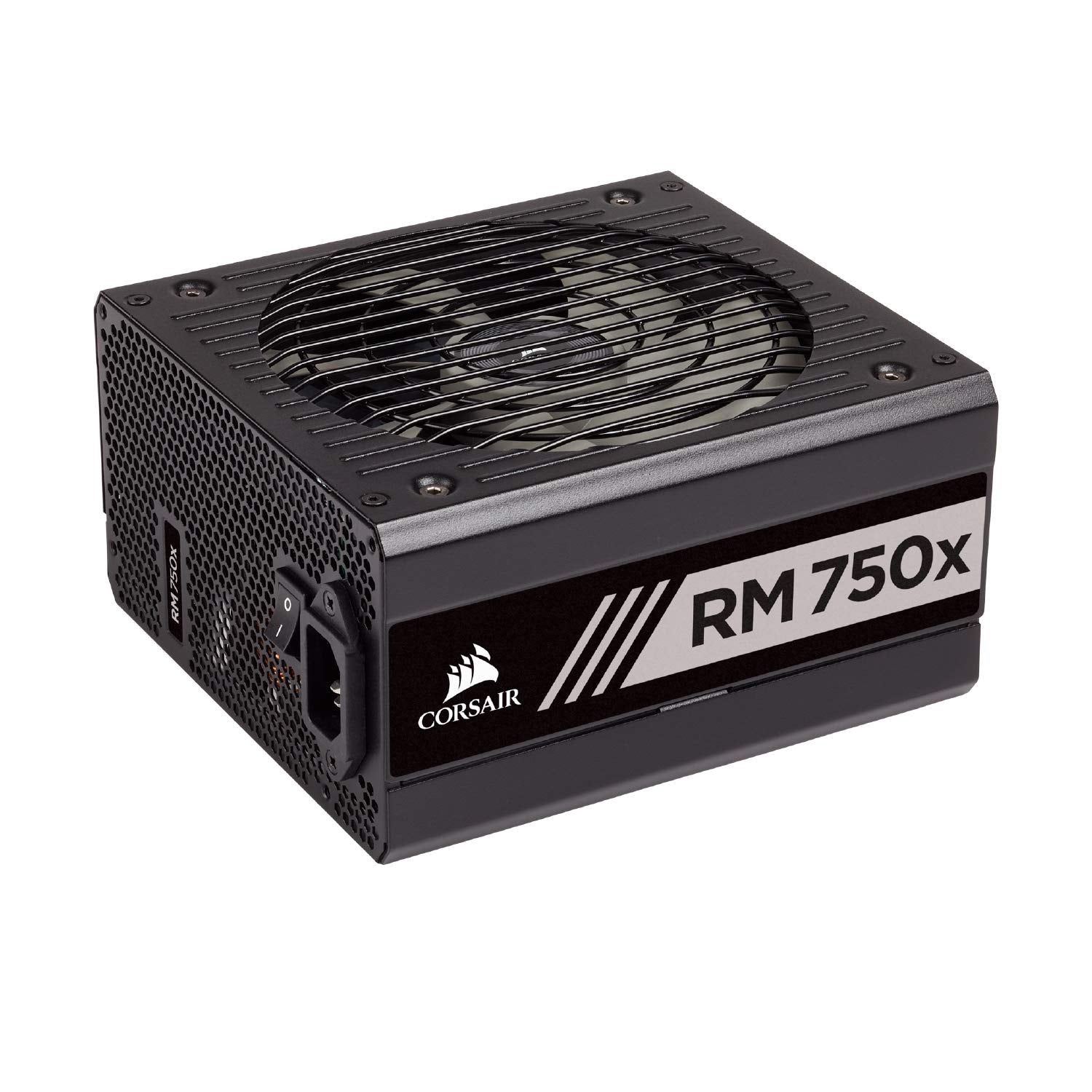Corsair RMX Series, RM750x, 750 Watt, 80+ Gold Certified, Fully Modular Power Supply (Low Noise, Zero RPM Fan Mode, 105°C Capacitors, Fully Modular Cables, Compact Size) Black