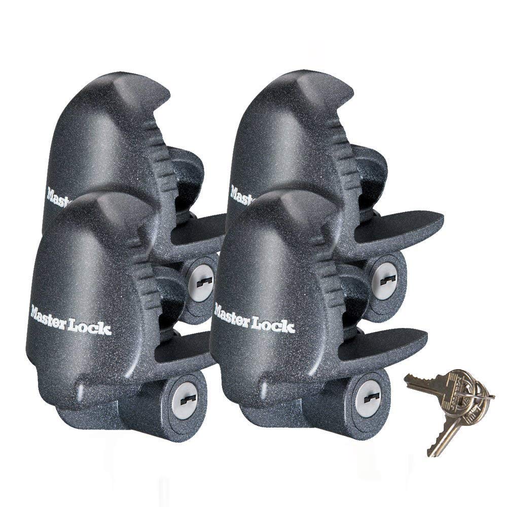 Master Lock - (4) Keyed Alike Universal Trailer Coupler/Tongue Locks 379KA-4