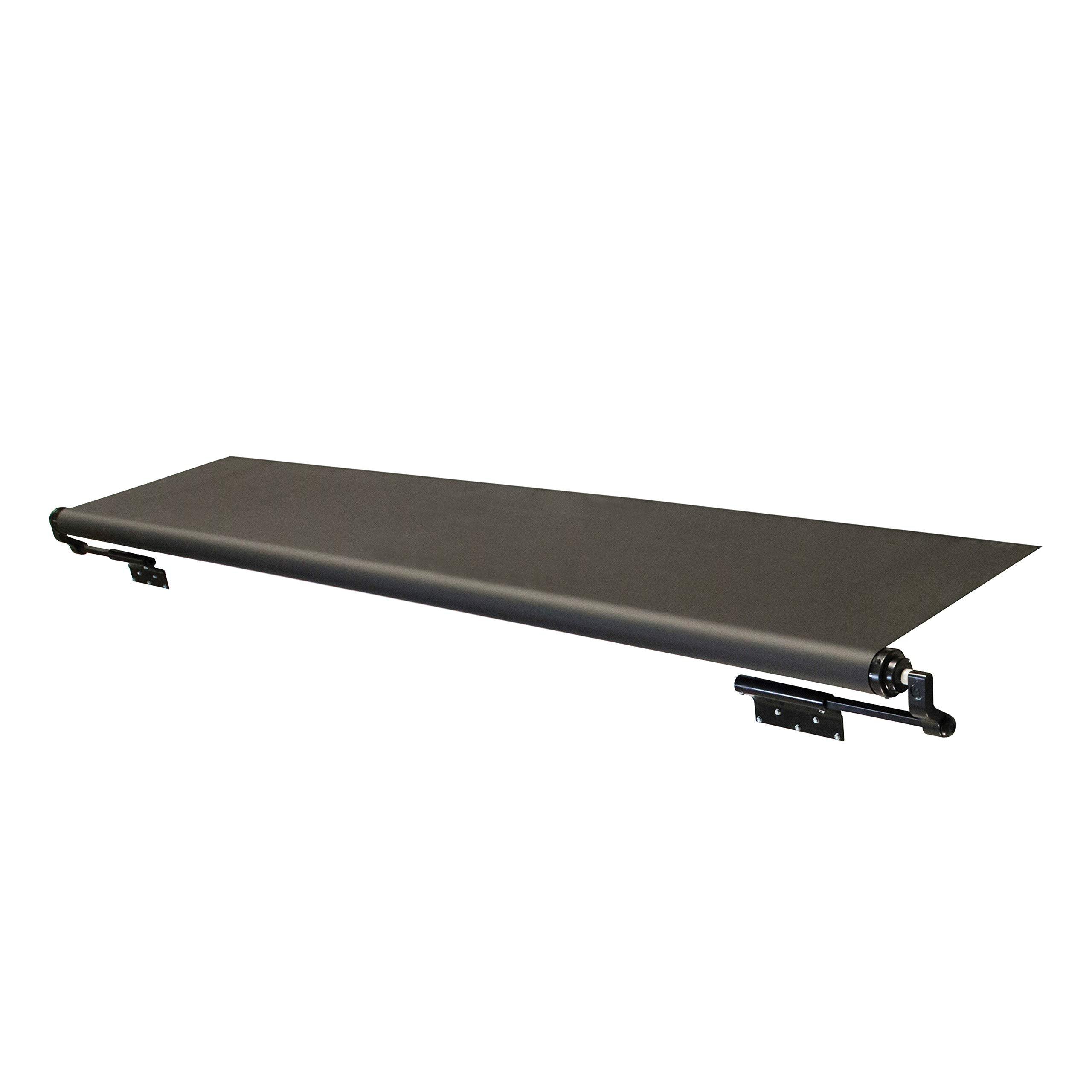 Solera 5000 Series Black Slide Topper RV Slide-Out Awning 7' (6'7" Fabric) 13.5 oz Vinyl Leak-Proof, 48" Extension, Roof, Sidewall Protection, Travel Trailer, 5th Wheel, Motorhome - V000168105