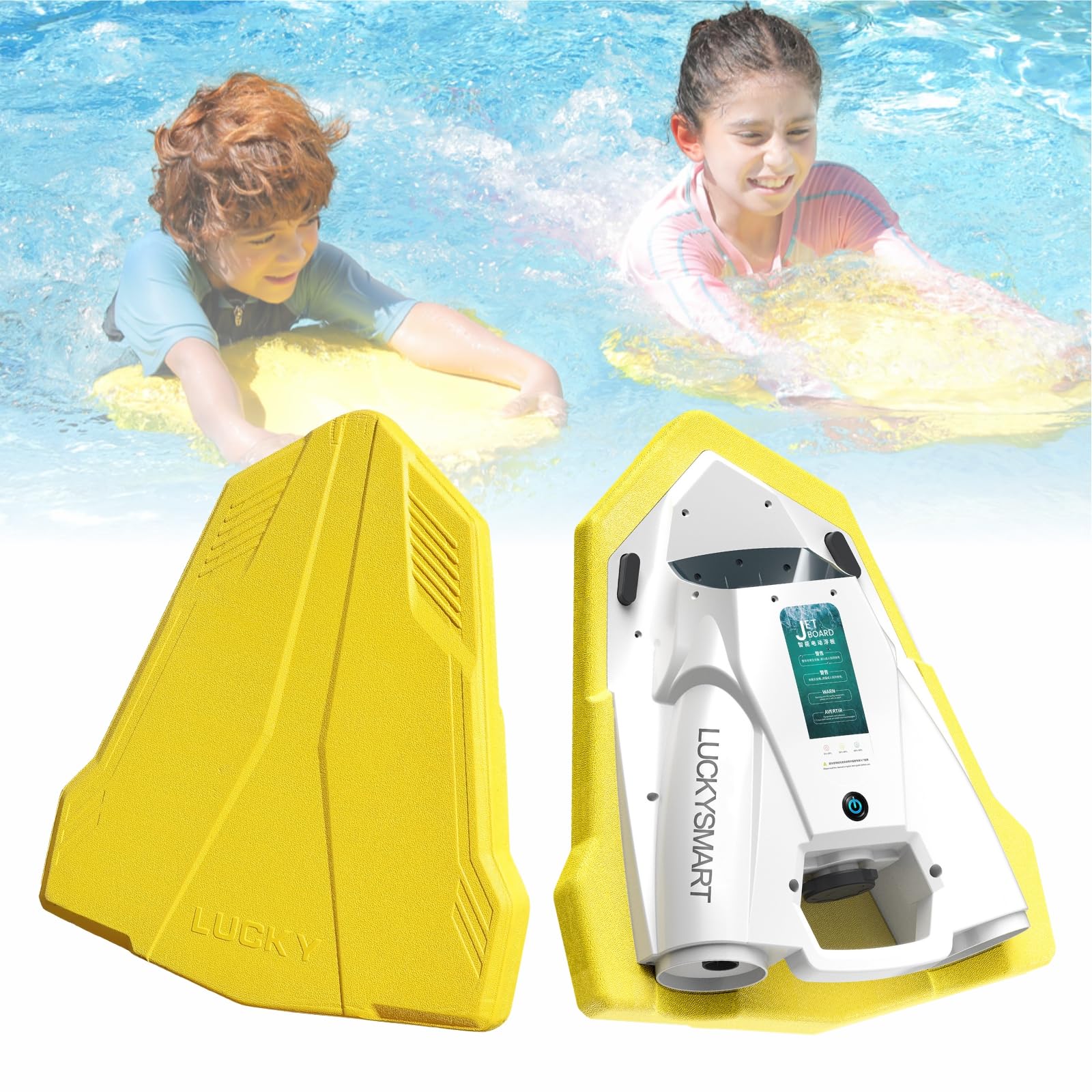 Electric Swimming Kickboard Scooter, Dual Motor Swimming Scooter,Maximum Speed 1M/s,45 Minutes,Summer Swimming Pool Toys, Idea Gifts for Kids